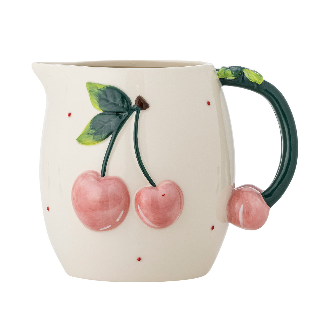 Berrie Krug, Rose, Steingut in Rose präsentiert im Onlineshop von KAQTU Design AG. Kanne ist von Creative Collection