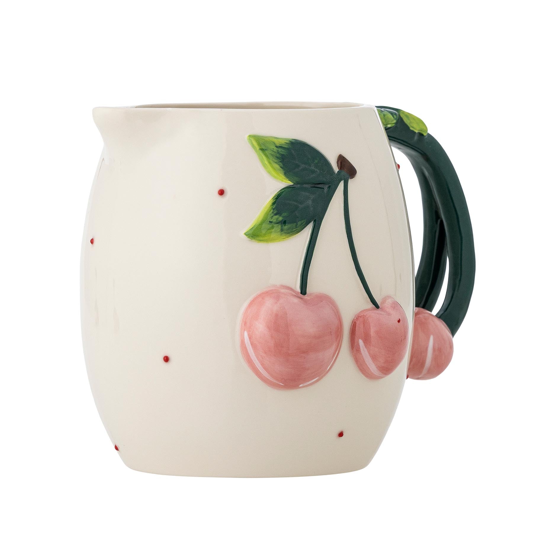 Berrie Krug, Rose, Steingut in Rose präsentiert im Onlineshop von KAQTU Design AG. Kanne ist von Creative Collection
