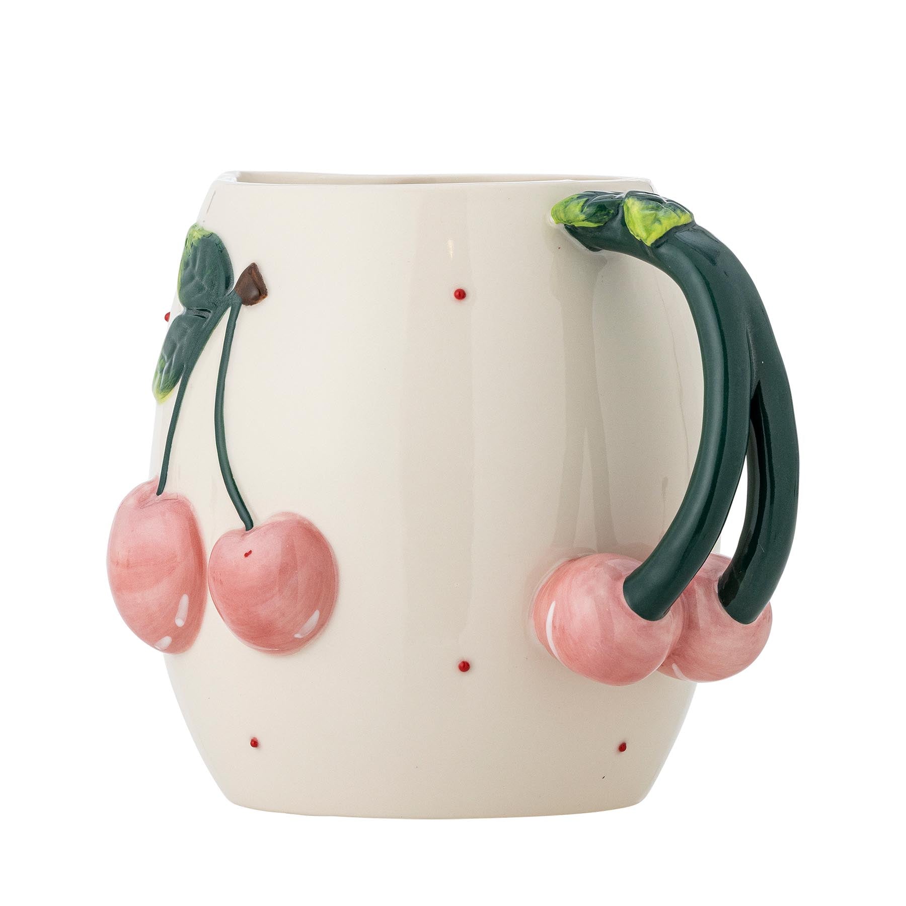 Berrie Krug, Rose, Steingut in Rose präsentiert im Onlineshop von KAQTU Design AG. Kanne ist von Creative Collection