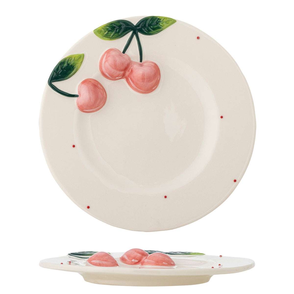 Berrie Teller, Rose, Steingut in Rose präsentiert im Onlineshop von KAQTU Design AG. Teller ist von Creative Collection