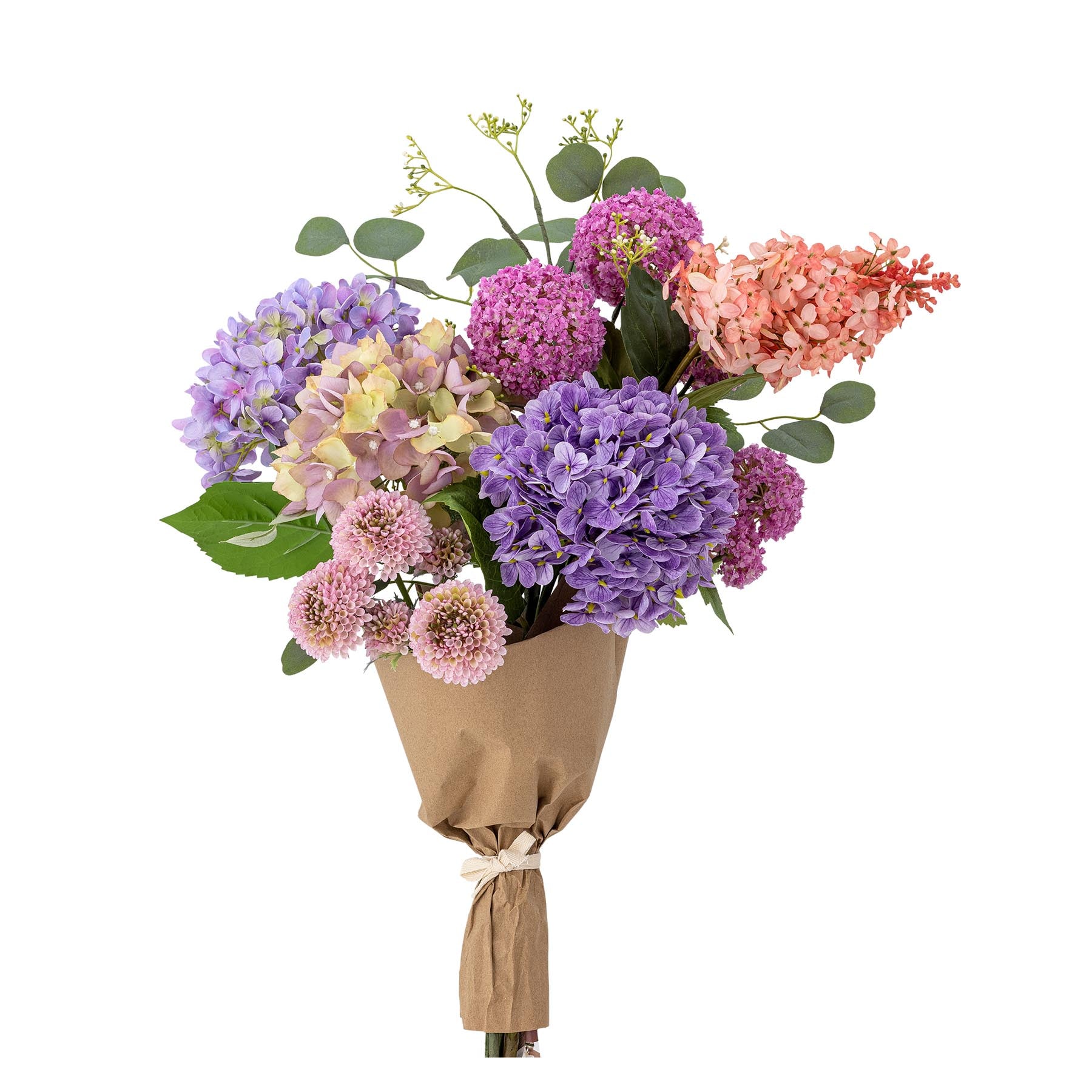Edge Blumenstrauß, Violett, Künstliche Blumen in Purple präsentiert im Onlineshop von KAQTU Design AG. Kunstpflanze ist von Bloomingville