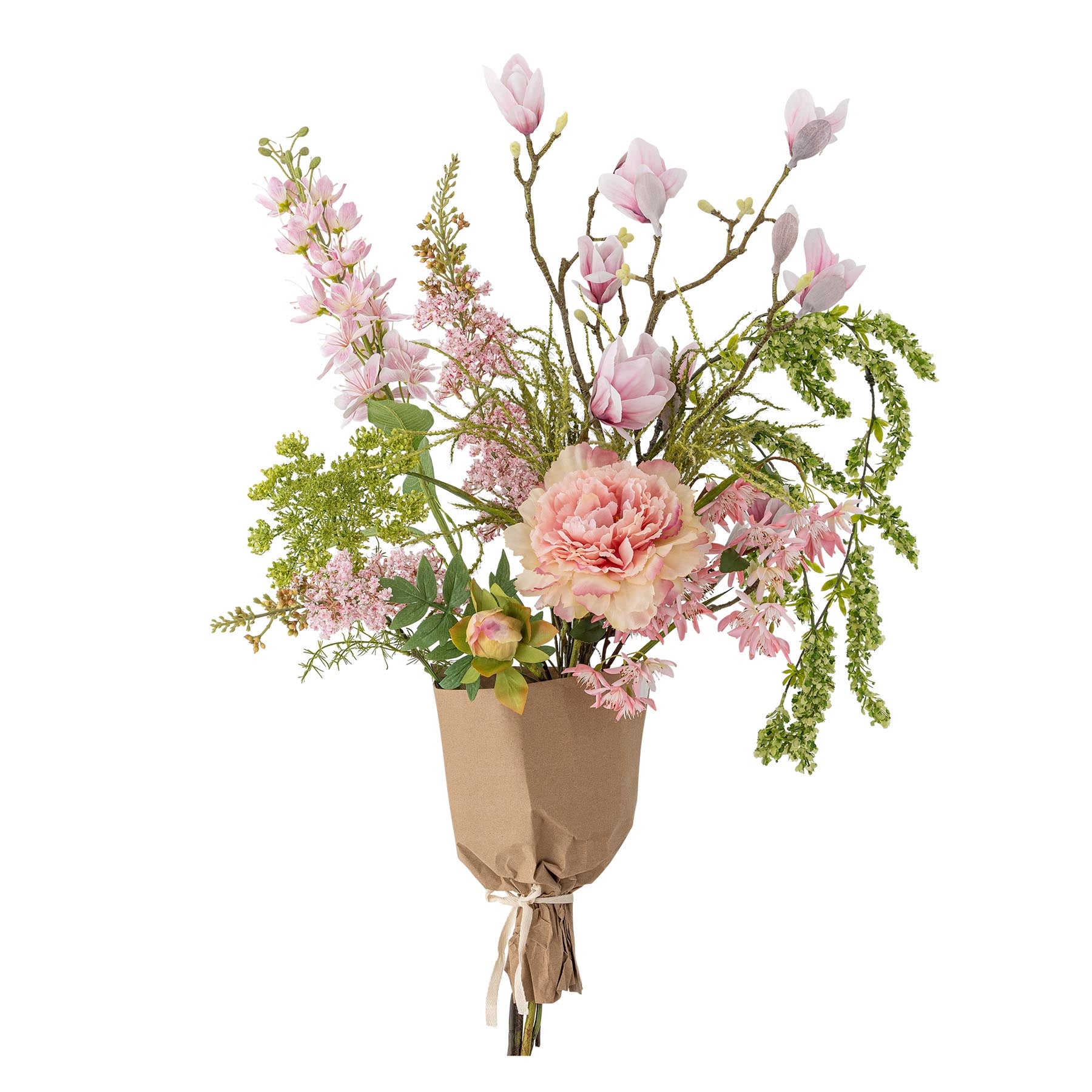 Breeze Blumenstrauß, Rose, Künstliche Blumen in Rose präsentiert im Onlineshop von KAQTU Design AG. Kunstpflanze ist von Bloomingville
