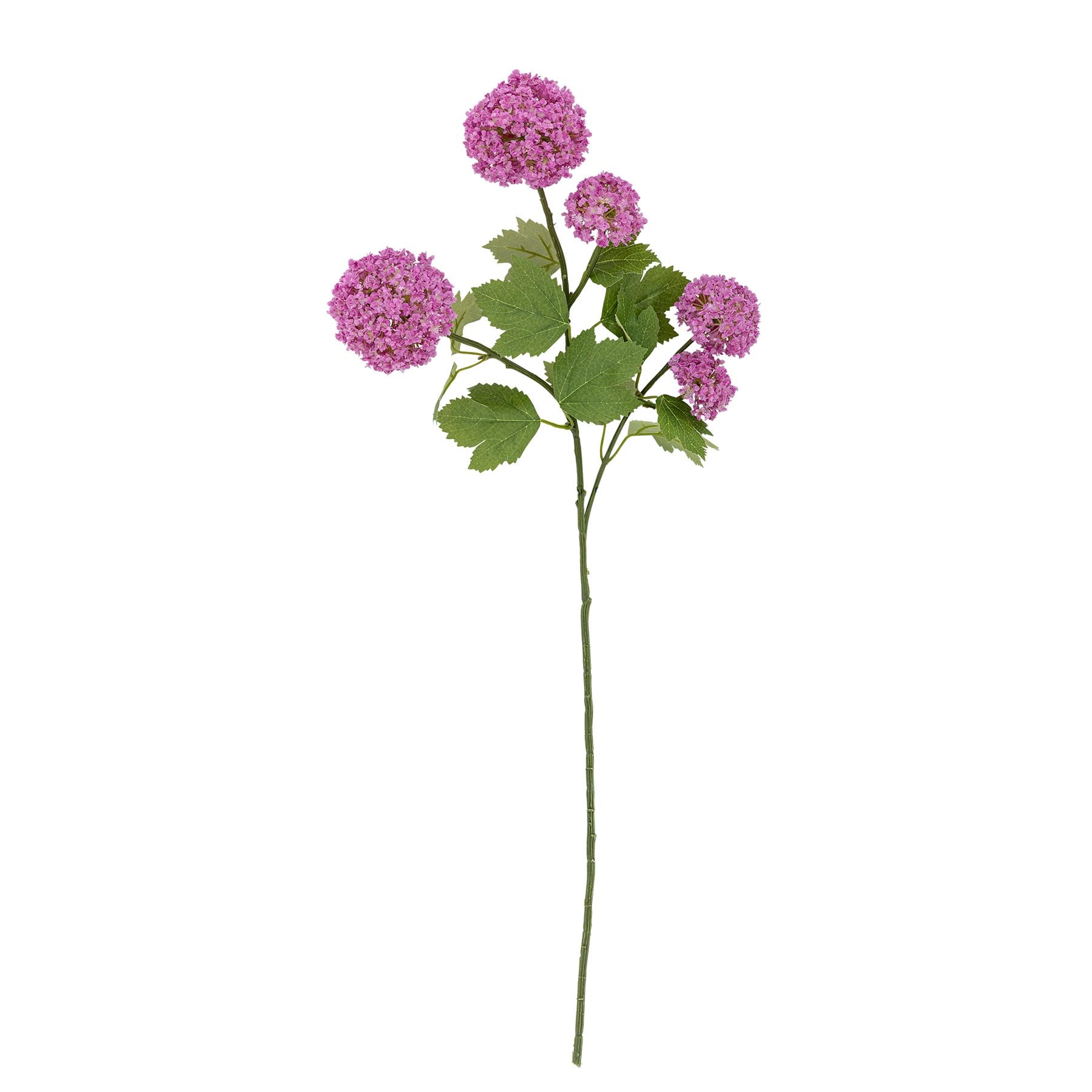 Snowball Stiel, Violett, Künstliche Blumen in Purple präsentiert im Onlineshop von KAQTU Design AG. Kunstpflanze ist von Bloomingville