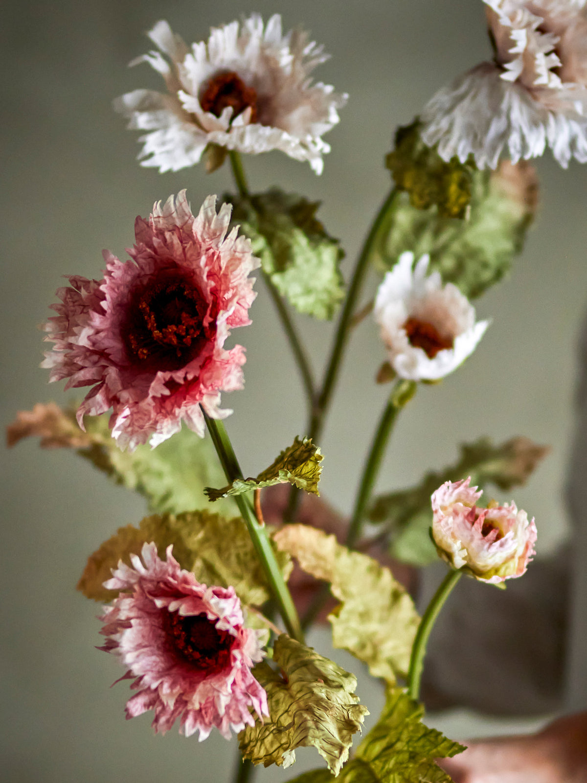 Chrysantemum Stiel, Rose, Künstliche Blumen in Rose präsentiert im Onlineshop von KAQTU Design AG. Kunstpflanze ist von Bloomingville