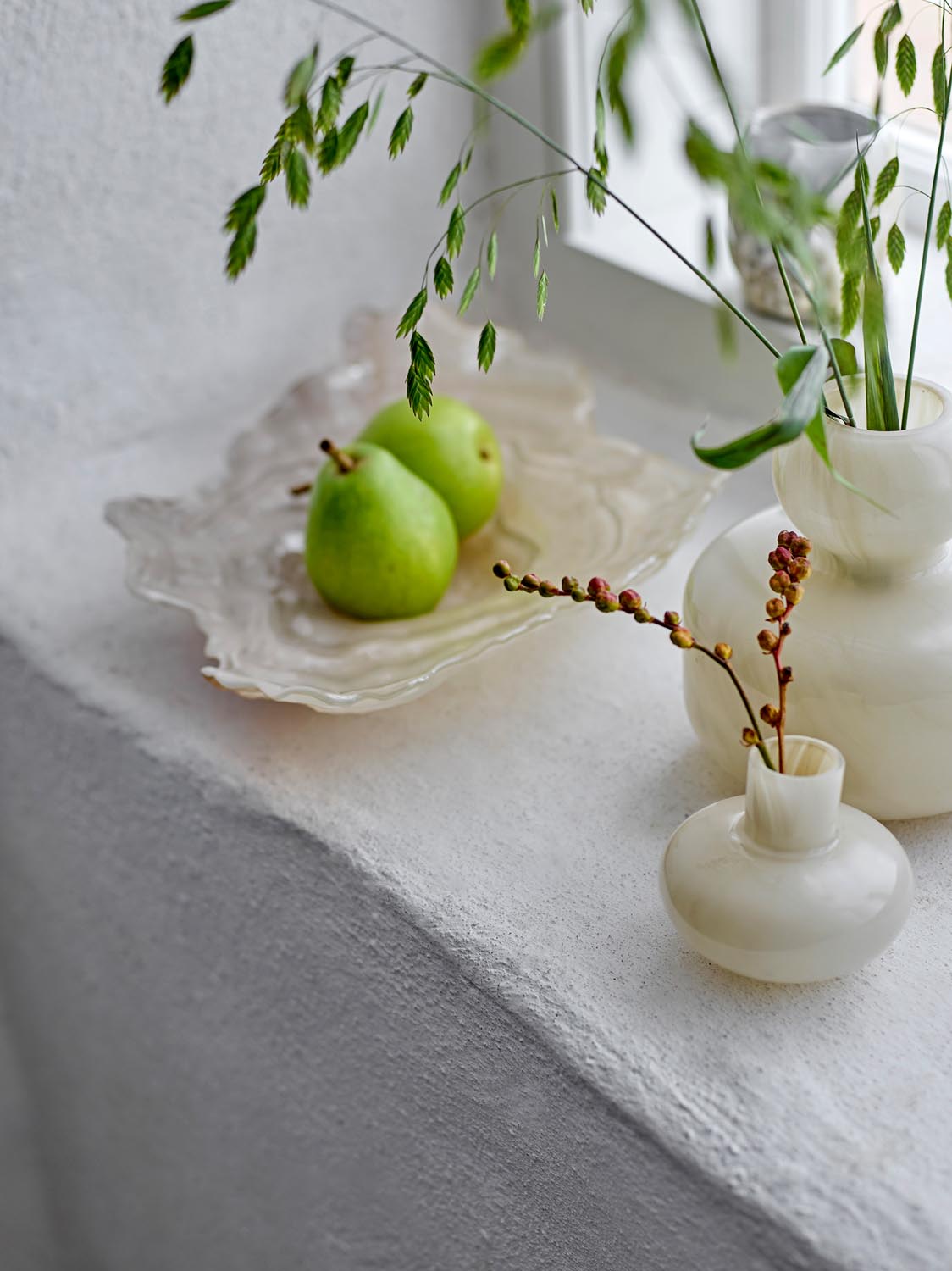 Cynthia Vase, Natur, Glas in Nature präsentiert im Onlineshop von KAQTU Design AG. Vase ist von Bloomingville