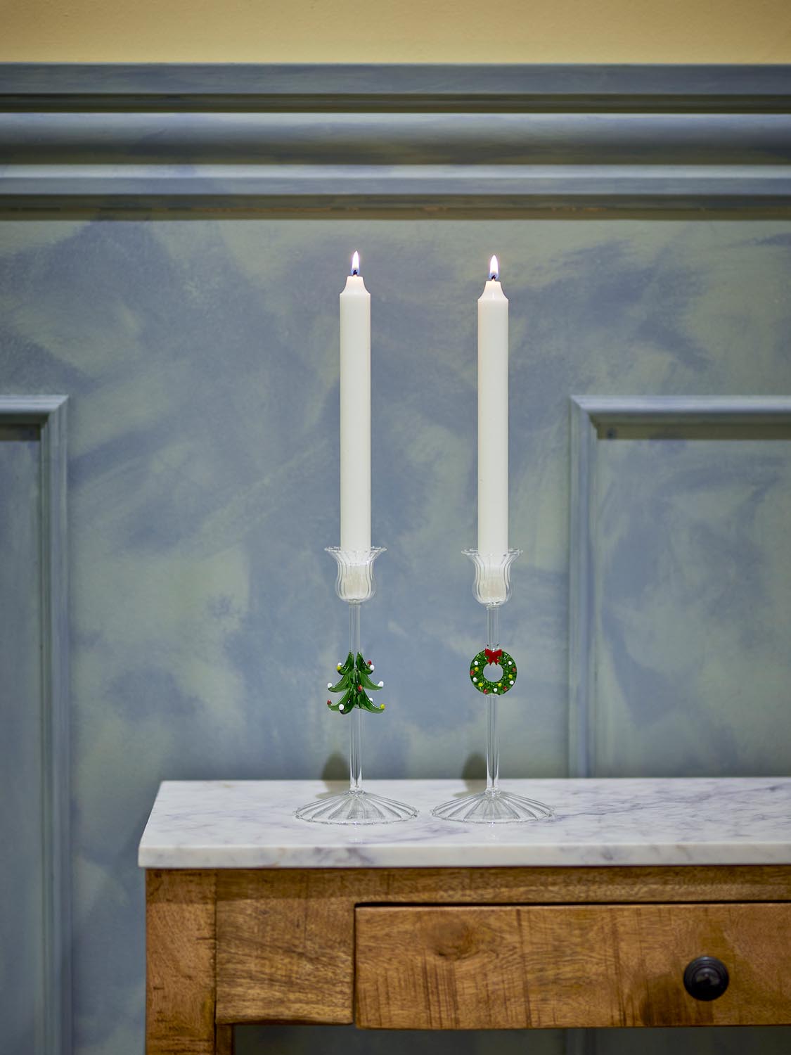 Branton Kerzenhalter, Klar, Glas in Clear präsentiert im Onlineshop von KAQTU Design AG. Kerzenständer ist von Bloomingville