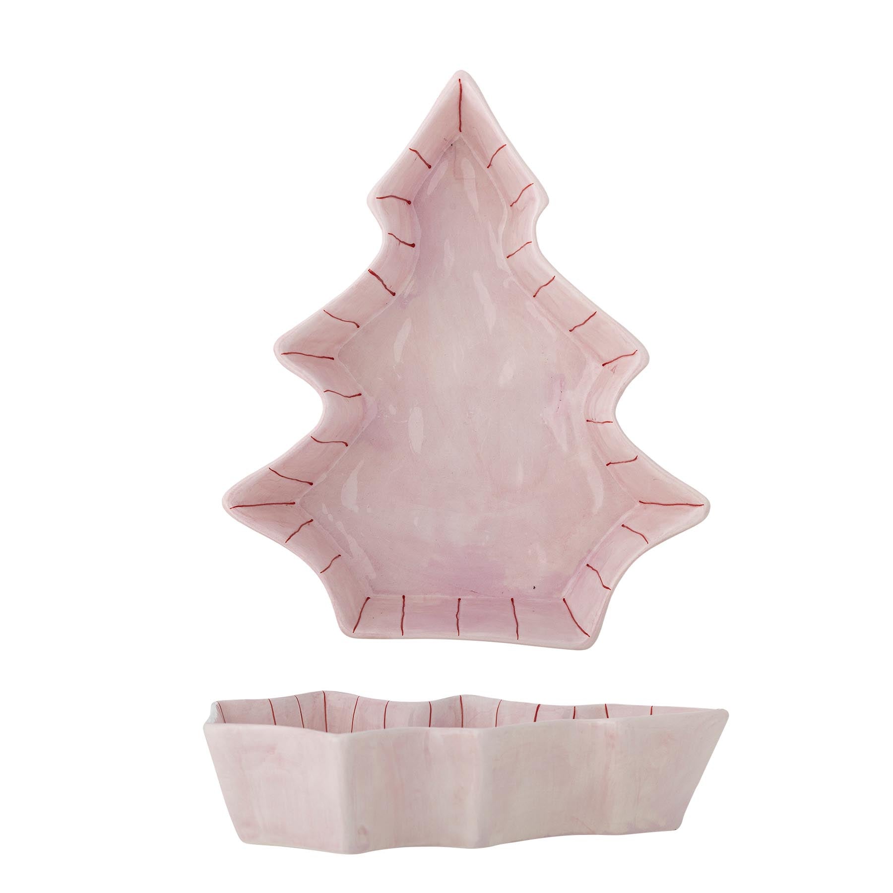 Shirly Servierplatte, Rose, Steingut in Rose präsentiert im Onlineshop von KAQTU Design AG. Käsezubehör ist von Bloomingville