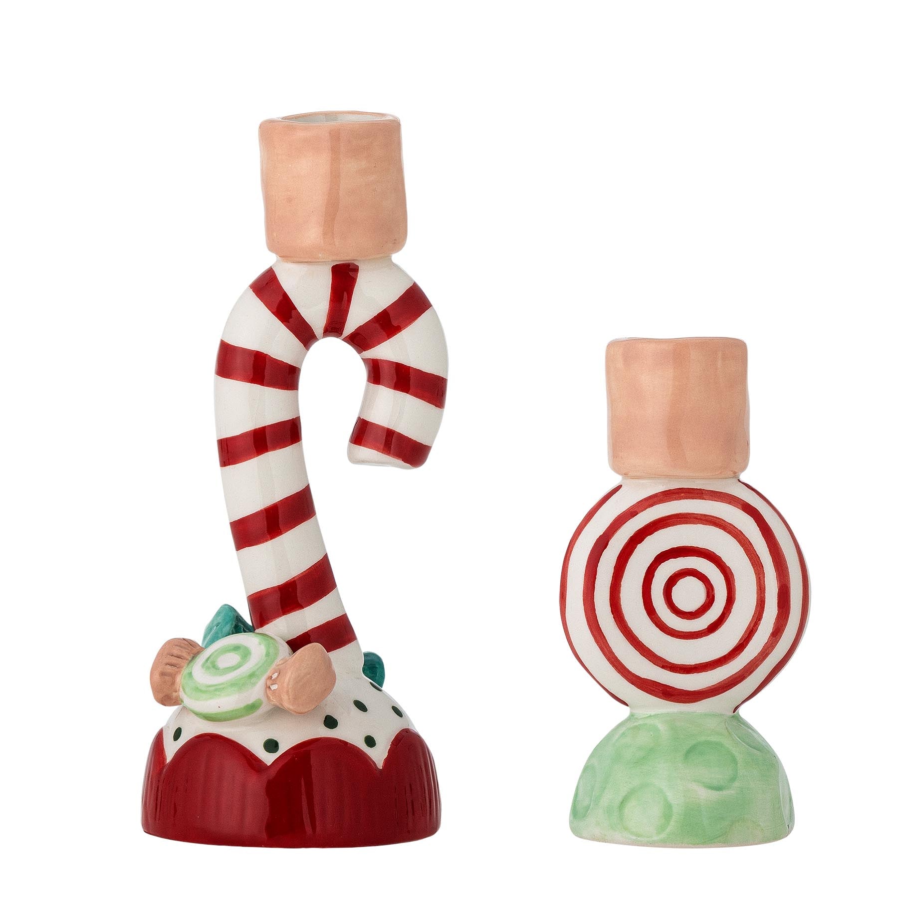 Leiani Kerzenhalter, Bunt, Keramik in Multi präsentiert im Onlineshop von KAQTU Design AG. Kerzenständer ist von Bloomingville