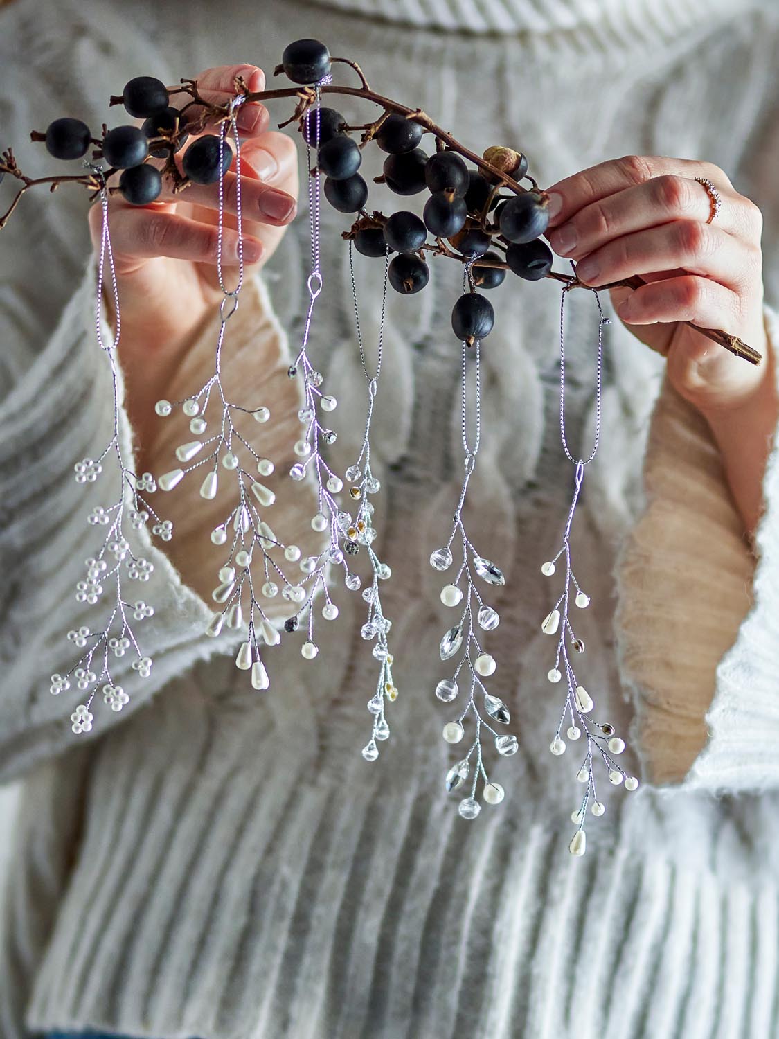 Ikata Ornament, Klar, Kunststoff in Clear präsentiert im Onlineshop von KAQTU Design AG. Ornament ist von Bloomingville
