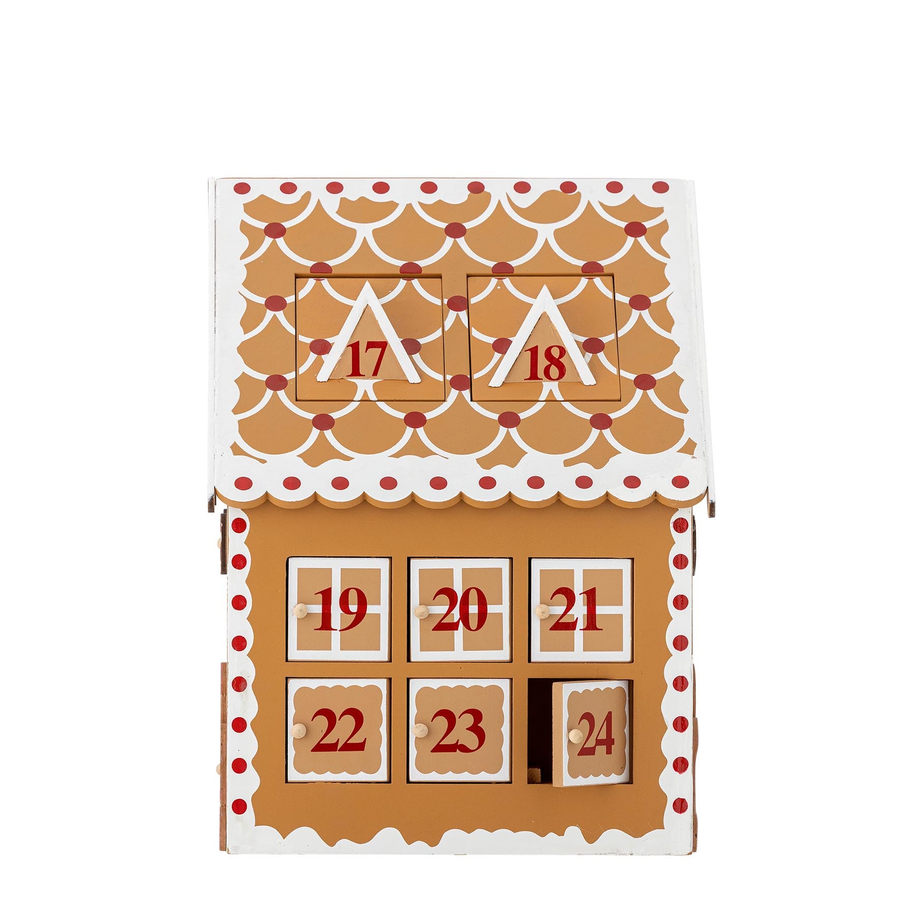 Ginnie Kalender, Braun, MDF in Brown präsentiert im Onlineshop von KAQTU Design AG. Kunstgegenstände ist von Bloomingville