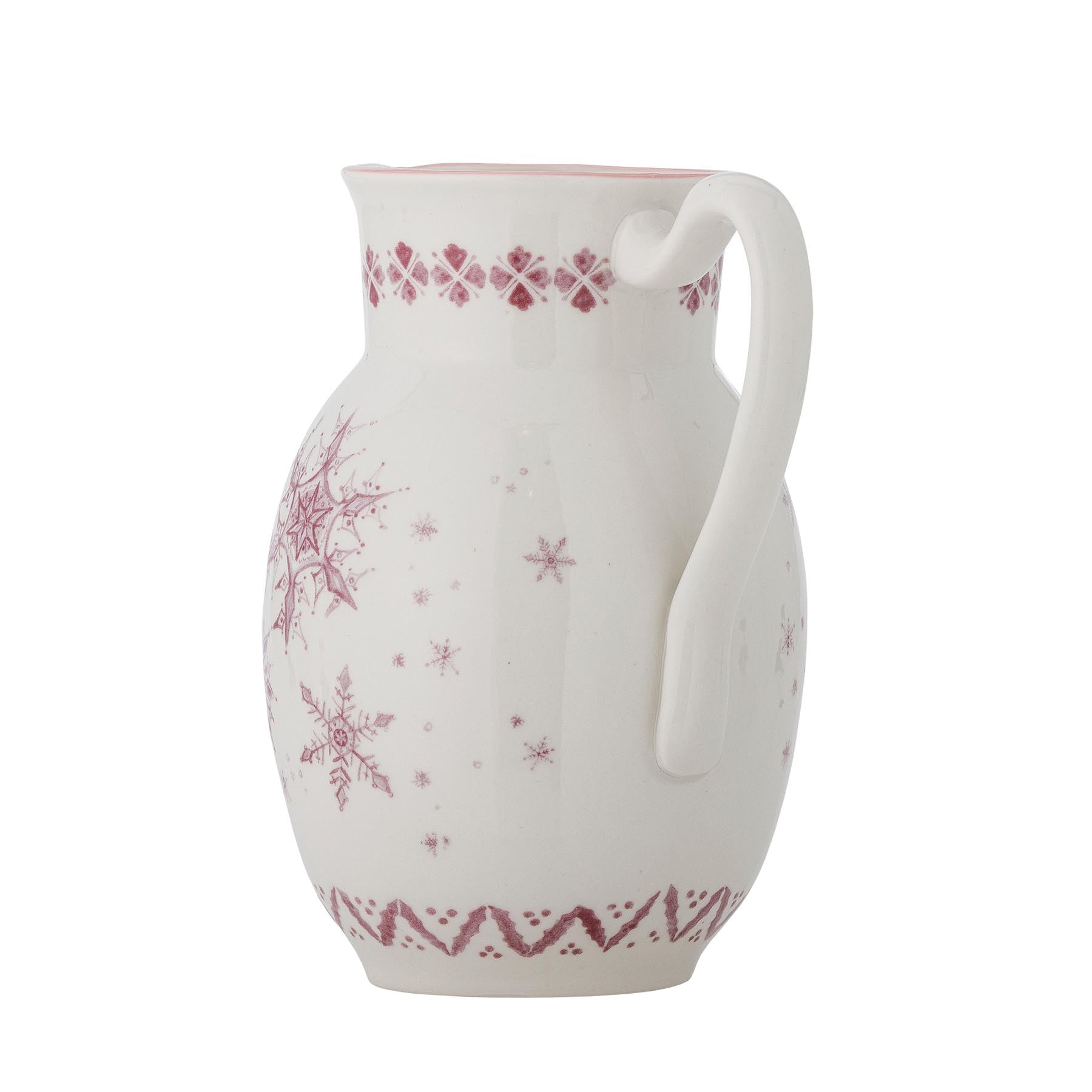 Wonderland Krug, Rose, Steingut in Rose präsentiert im Onlineshop von KAQTU Design AG. Kanne ist von Bloomingville