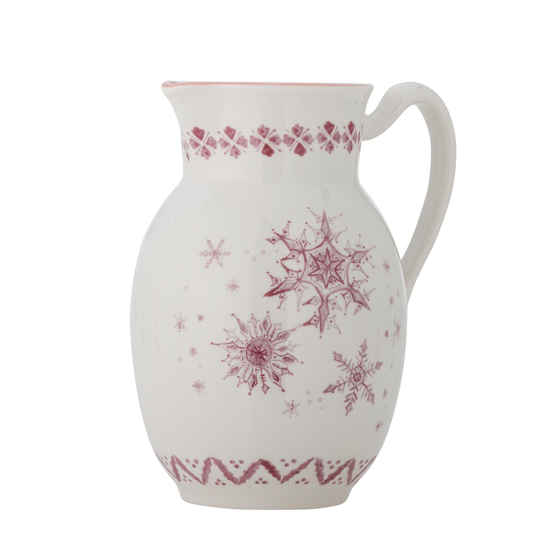 Wonderland Krug, Rose, Steingut in Rose präsentiert im Onlineshop von KAQTU Design AG. Kanne ist von Bloomingville