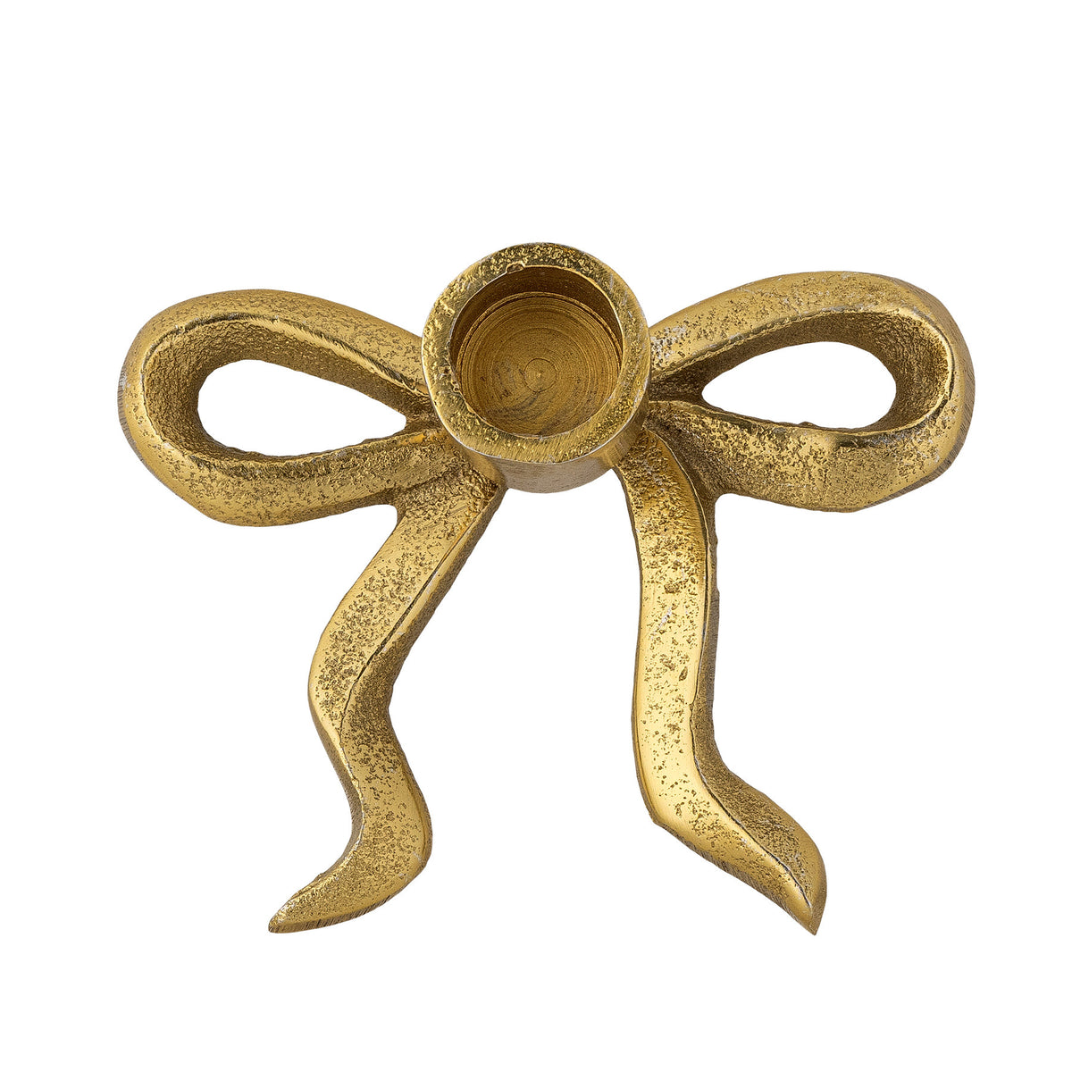 Nanda Kerzenhalter, Gold, Aluminium in Gold präsentiert im Onlineshop von KAQTU Design AG. Kerzenständer ist von Bloomingville