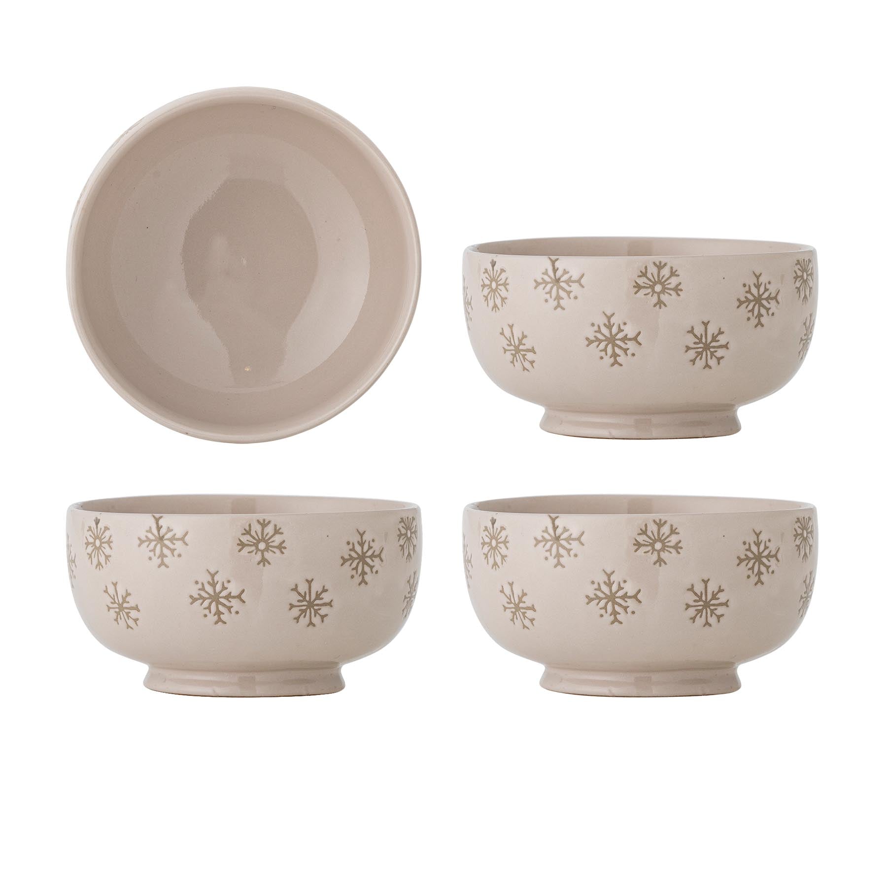 Snowie Schale, Natur, Steingut in Nature präsentiert im Onlineshop von KAQTU Design AG. Schale ist von Bloomingville