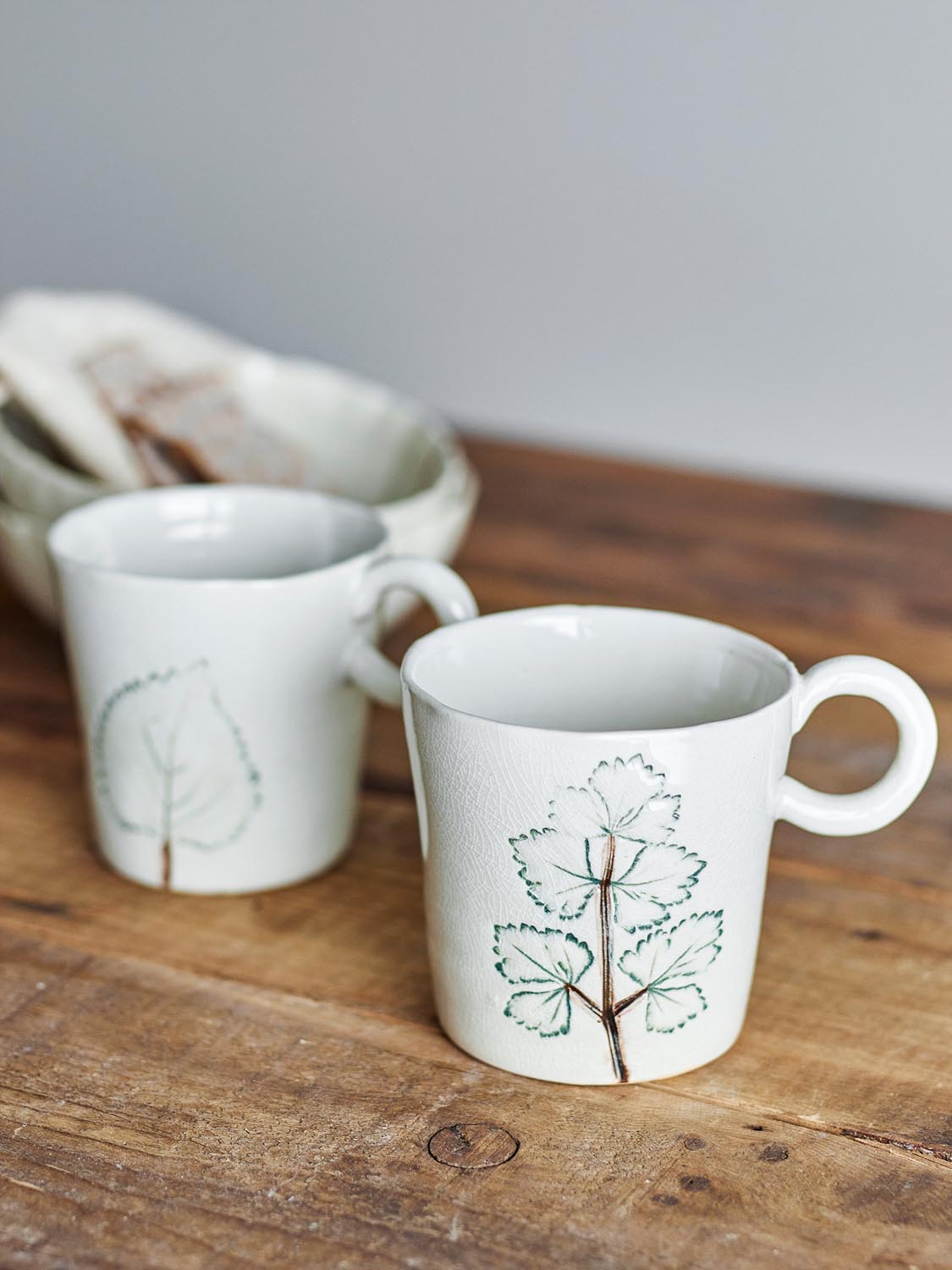 Aubrin Tasse, Natur, Steingut in Nature präsentiert im Onlineshop von KAQTU Design AG. Tasse ist von Creative Collection