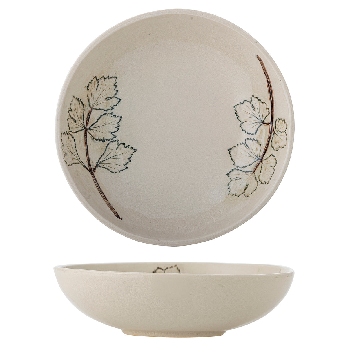 Aubrin Schale, Natur, Steingut in Nature präsentiert im Onlineshop von KAQTU Design AG. Schale ist von Creative Collection