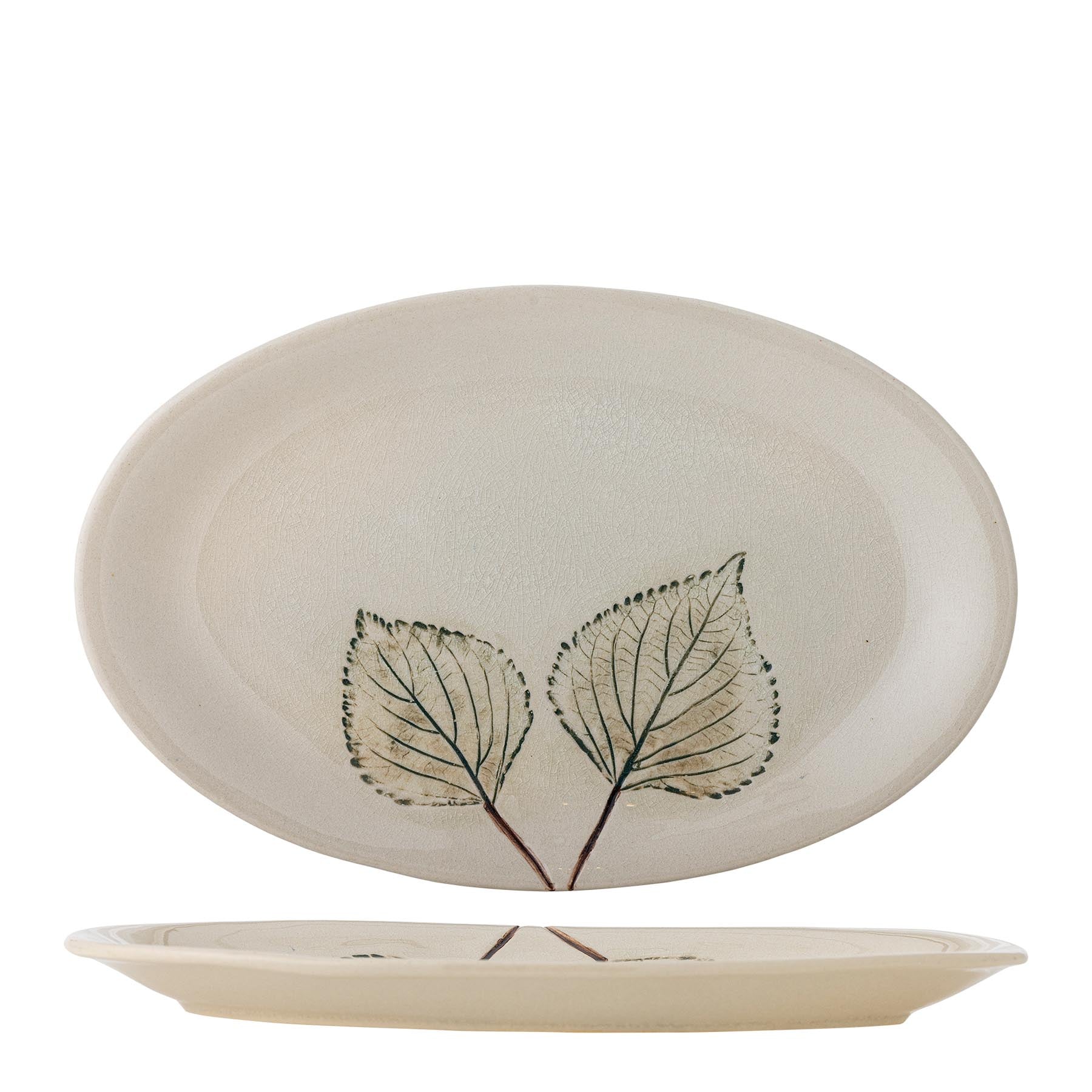 Aubrin Servierplatte, Natur, Steingut in Nature präsentiert im Onlineshop von KAQTU Design AG. Käsezubehör ist von Creative Collection