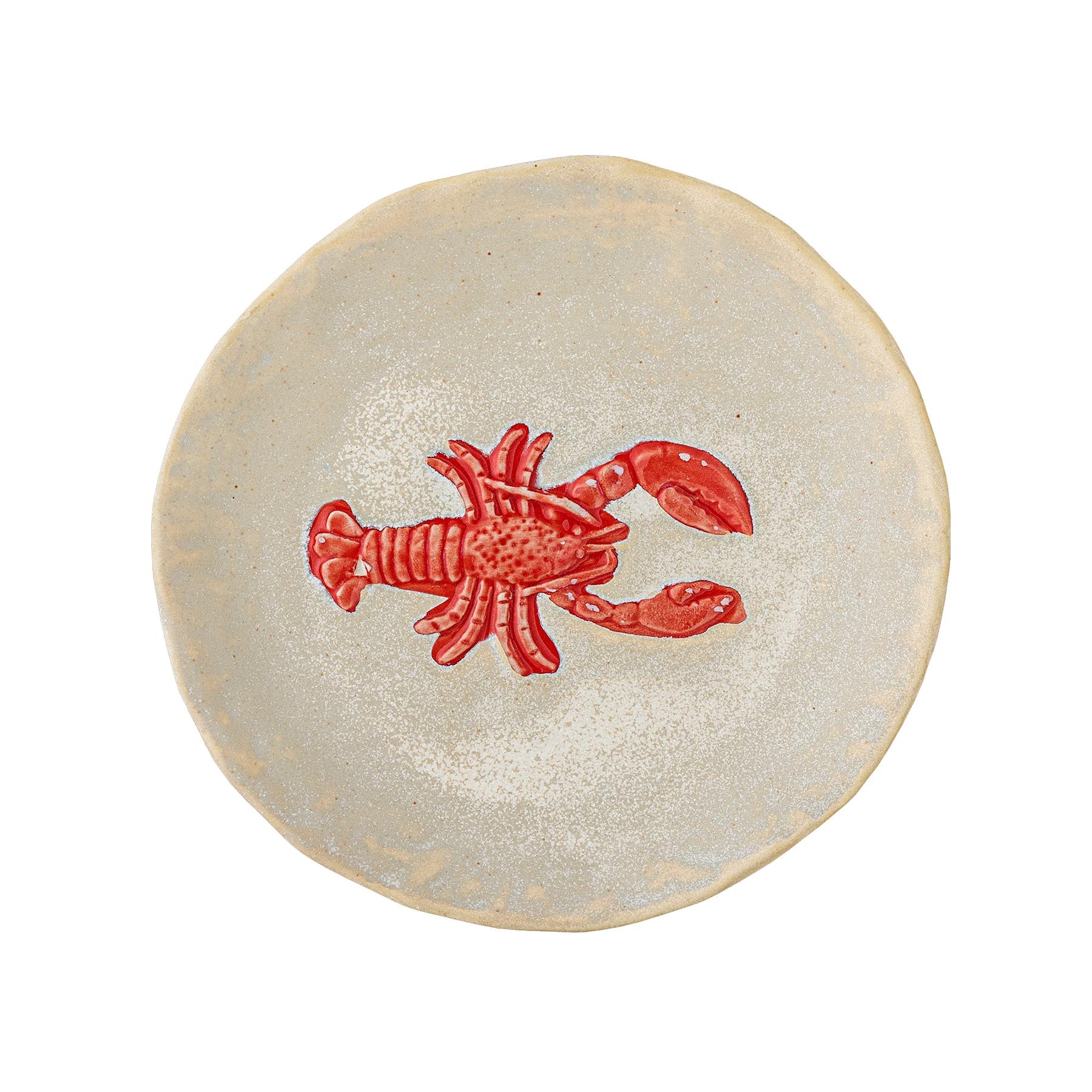 Hadden Teller, Rot, Steingut in Red präsentiert im Onlineshop von KAQTU Design AG. Teller ist von Creative Collection
