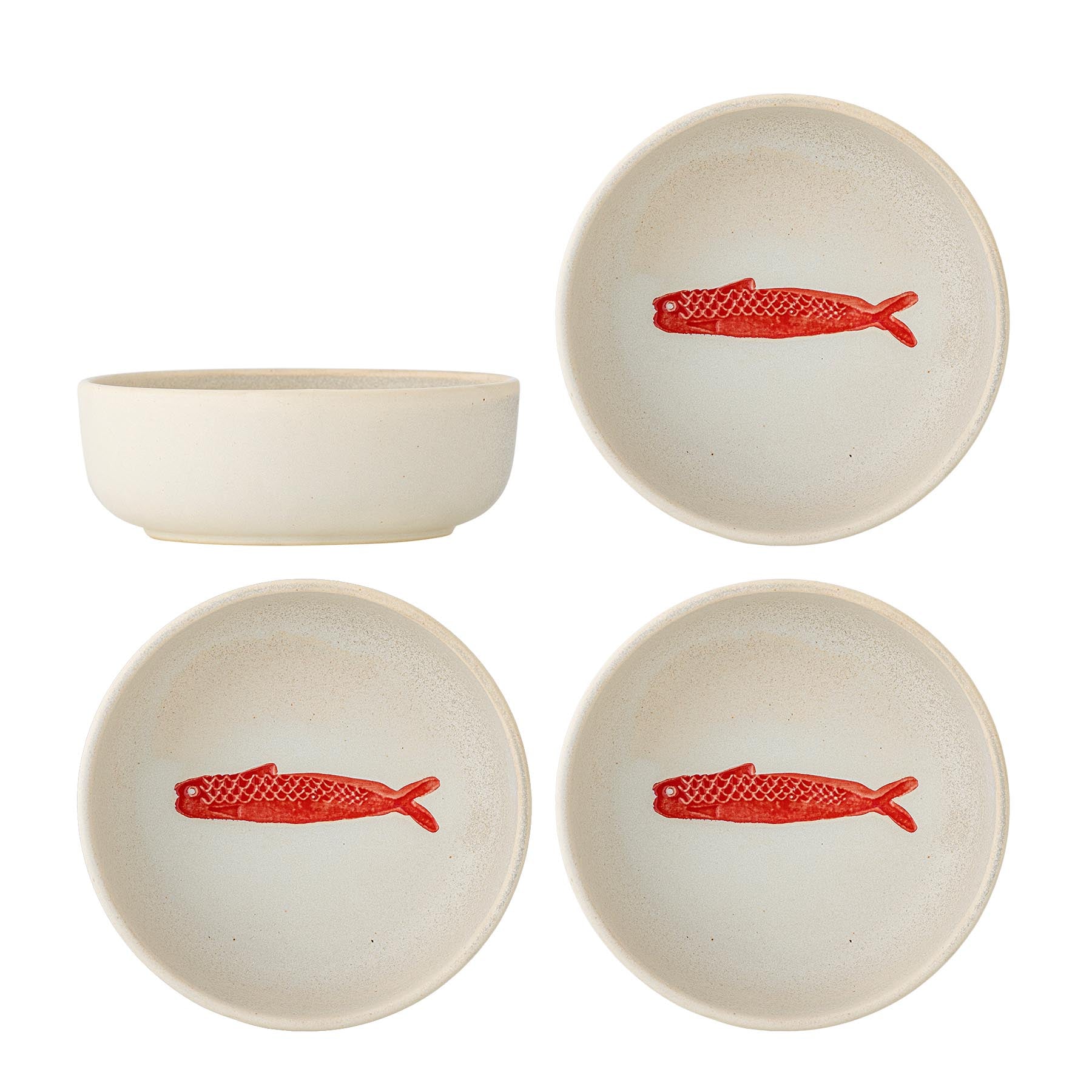 Hadden Schale, Rot, Steingut in Red präsentiert im Onlineshop von KAQTU Design AG. Schale ist von Creative Collection