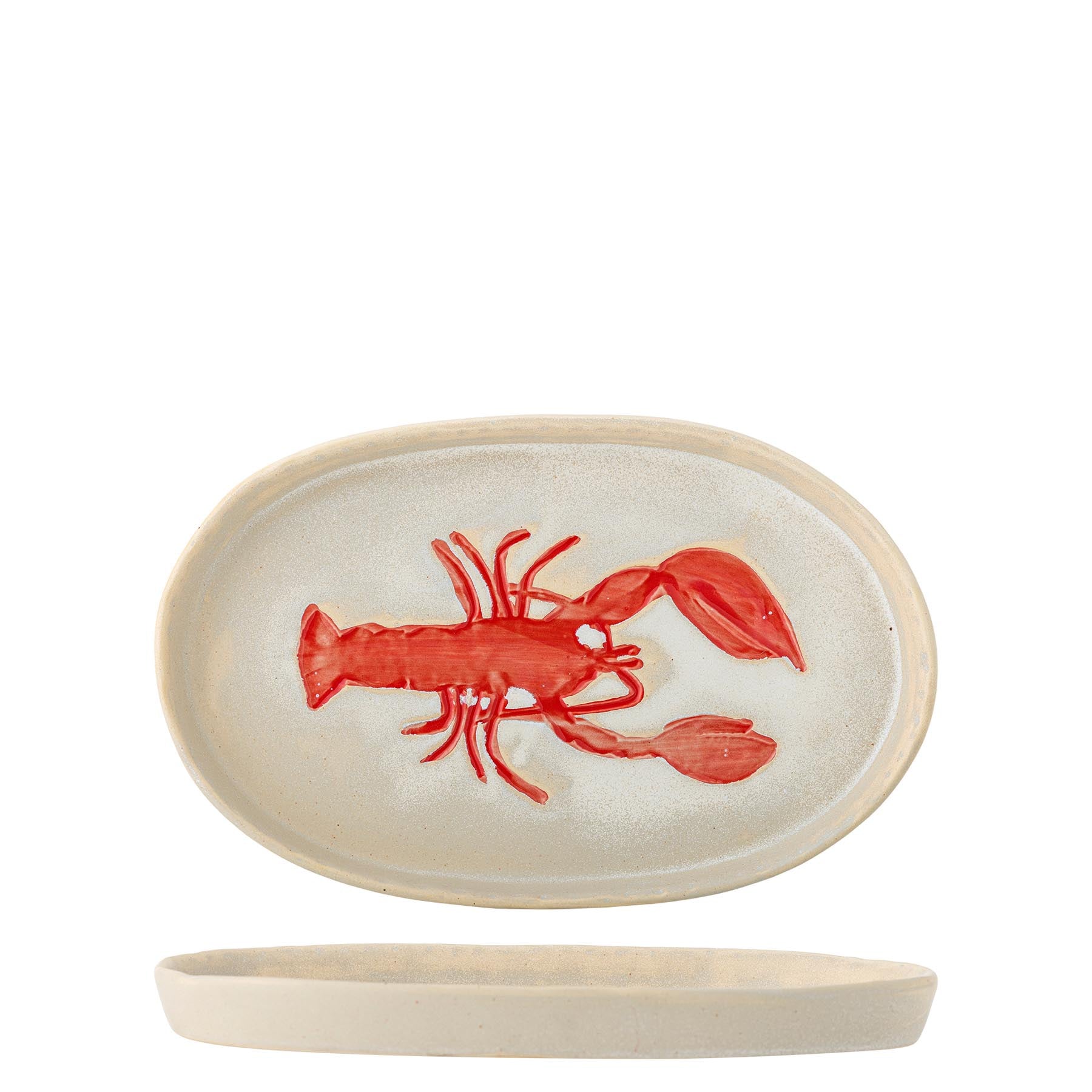 Hadden Servierplatte, Rot, Steingut in Red präsentiert im Onlineshop von KAQTU Design AG. Käsezubehör ist von Creative Collection