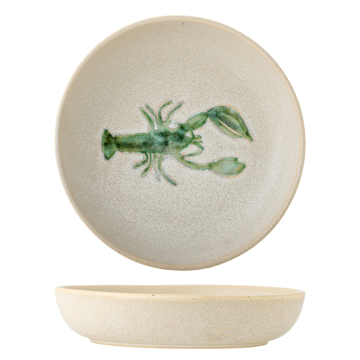 Hadden Schale, Grün, Steingut in Green präsentiert im Onlineshop von KAQTU Design AG. Schale ist von Creative Collection