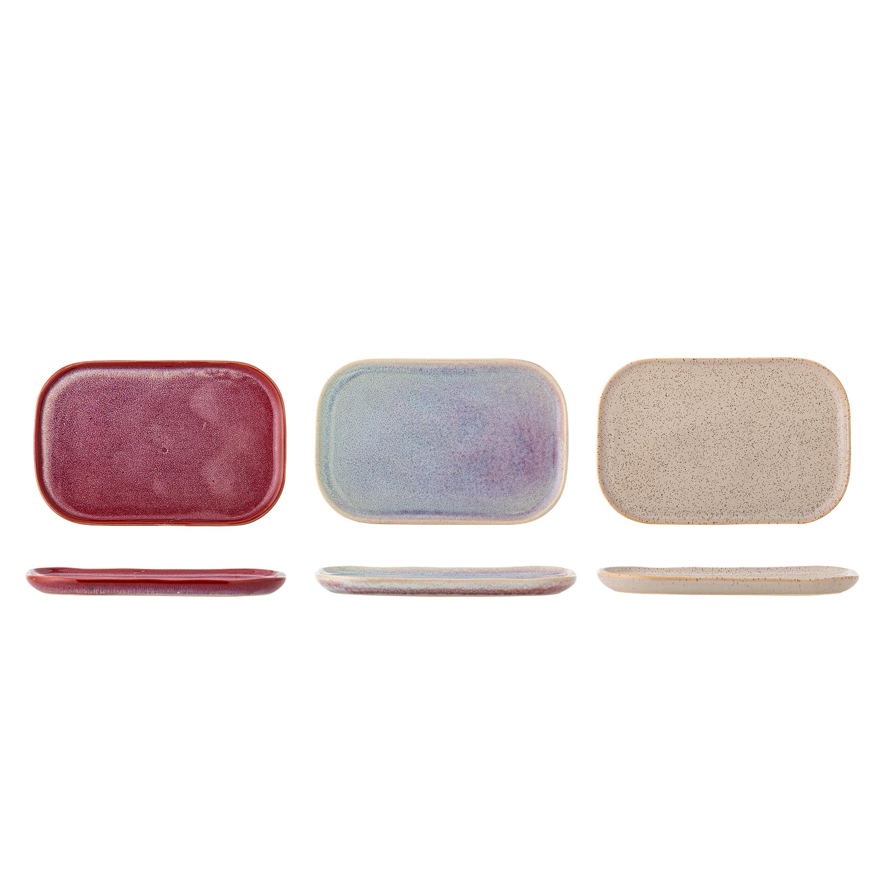Addison Teller, Rose, Steingut in Rose präsentiert im Onlineshop von KAQTU Design AG. Teller ist von Bloomingville