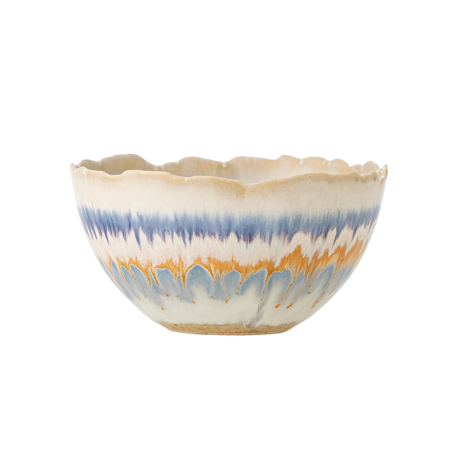 Zeno Schale, Bunt, Steingut in Multi präsentiert im Onlineshop von KAQTU Design AG. Schale ist von Creative Collection