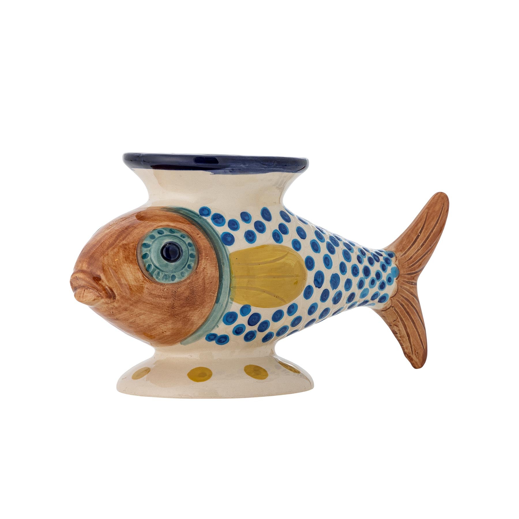 Nobu Vase, Bunt, Steingut in Multi präsentiert im Onlineshop von KAQTU Design AG. Vase ist von Bloomingville