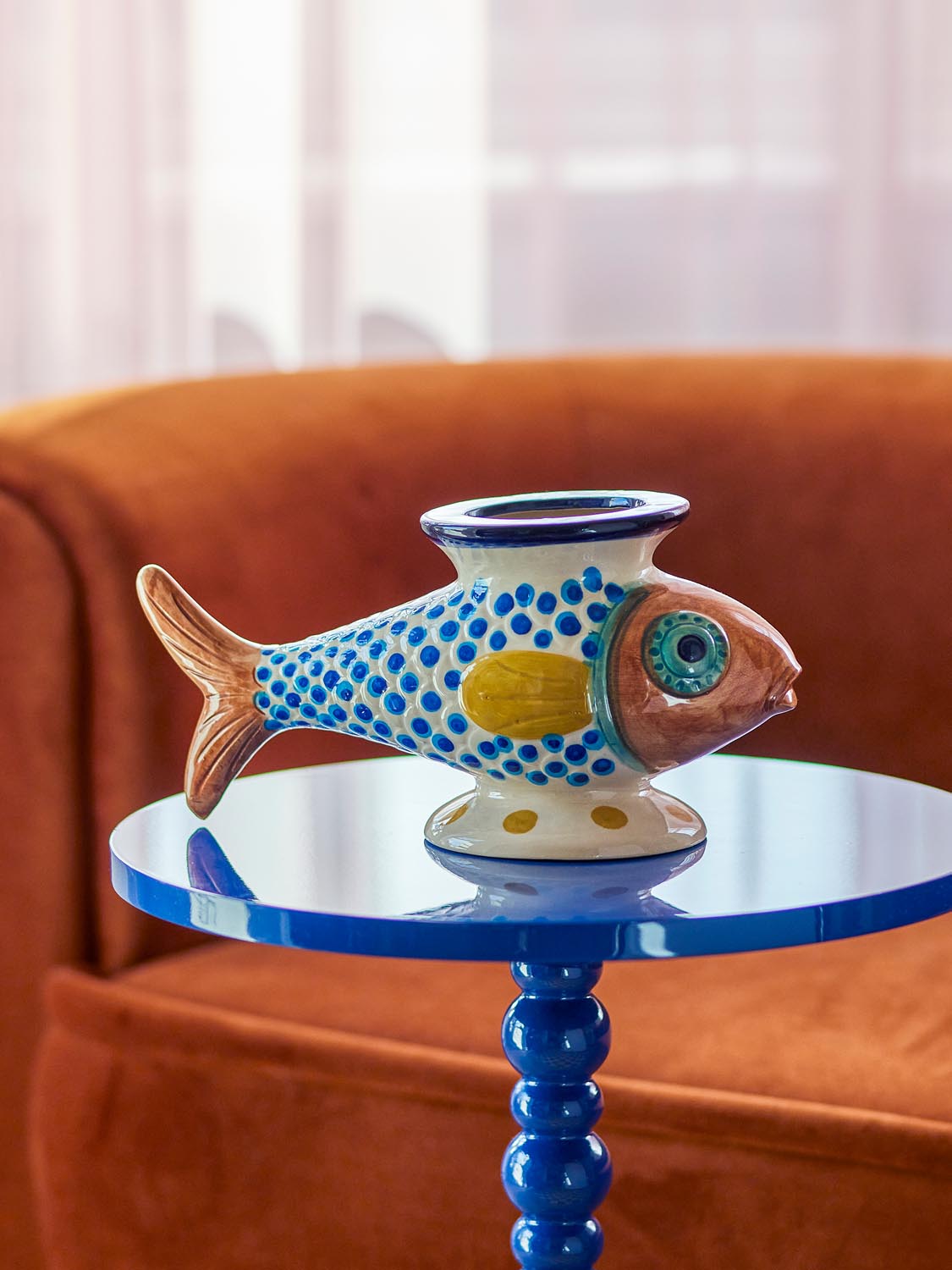 Nobu Vase, Bunt, Steingut in Multi präsentiert im Onlineshop von KAQTU Design AG. Vase ist von Bloomingville
