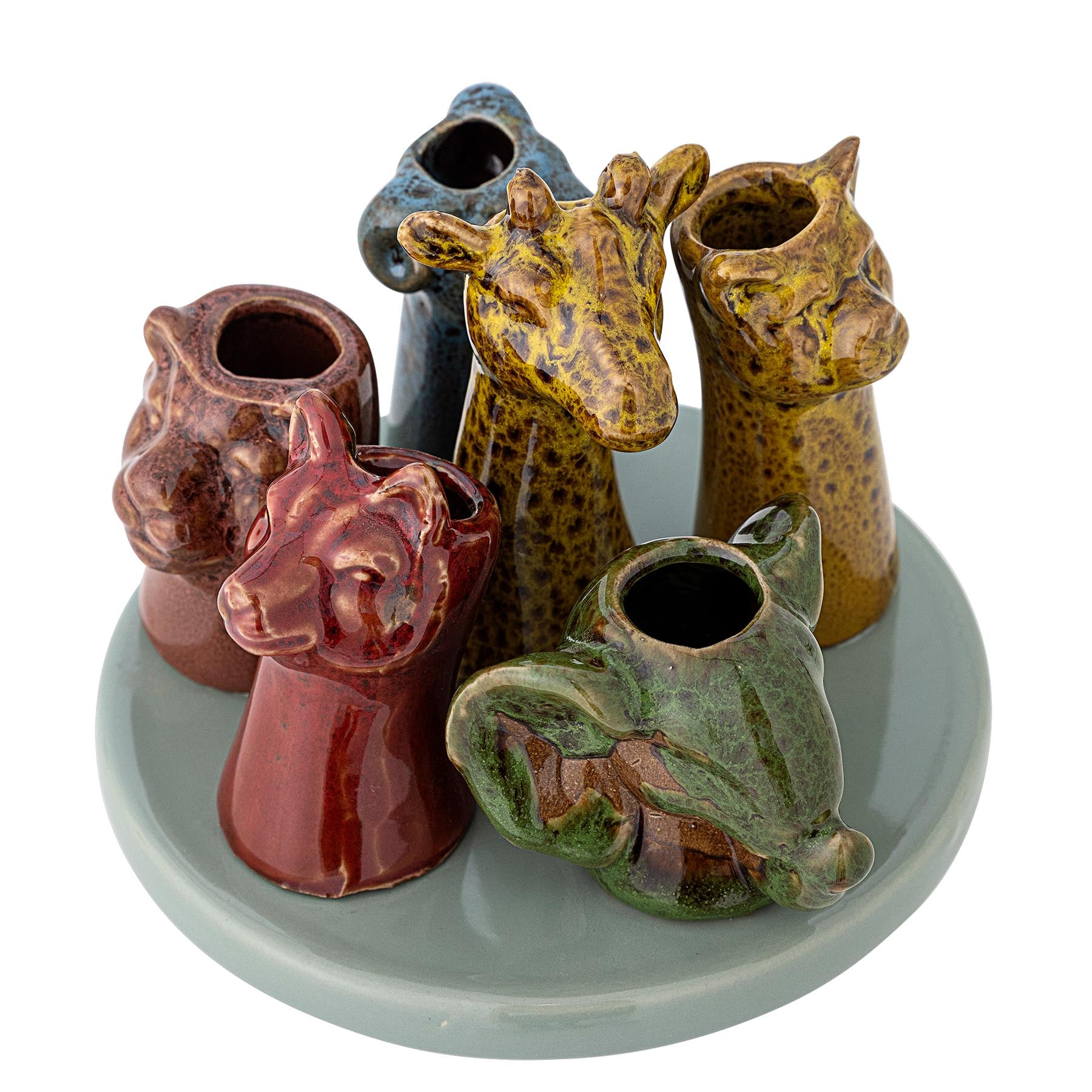 Piero Vase, Bunt, Steingut in Multi präsentiert im Onlineshop von KAQTU Design AG. Vase ist von Creative Collection