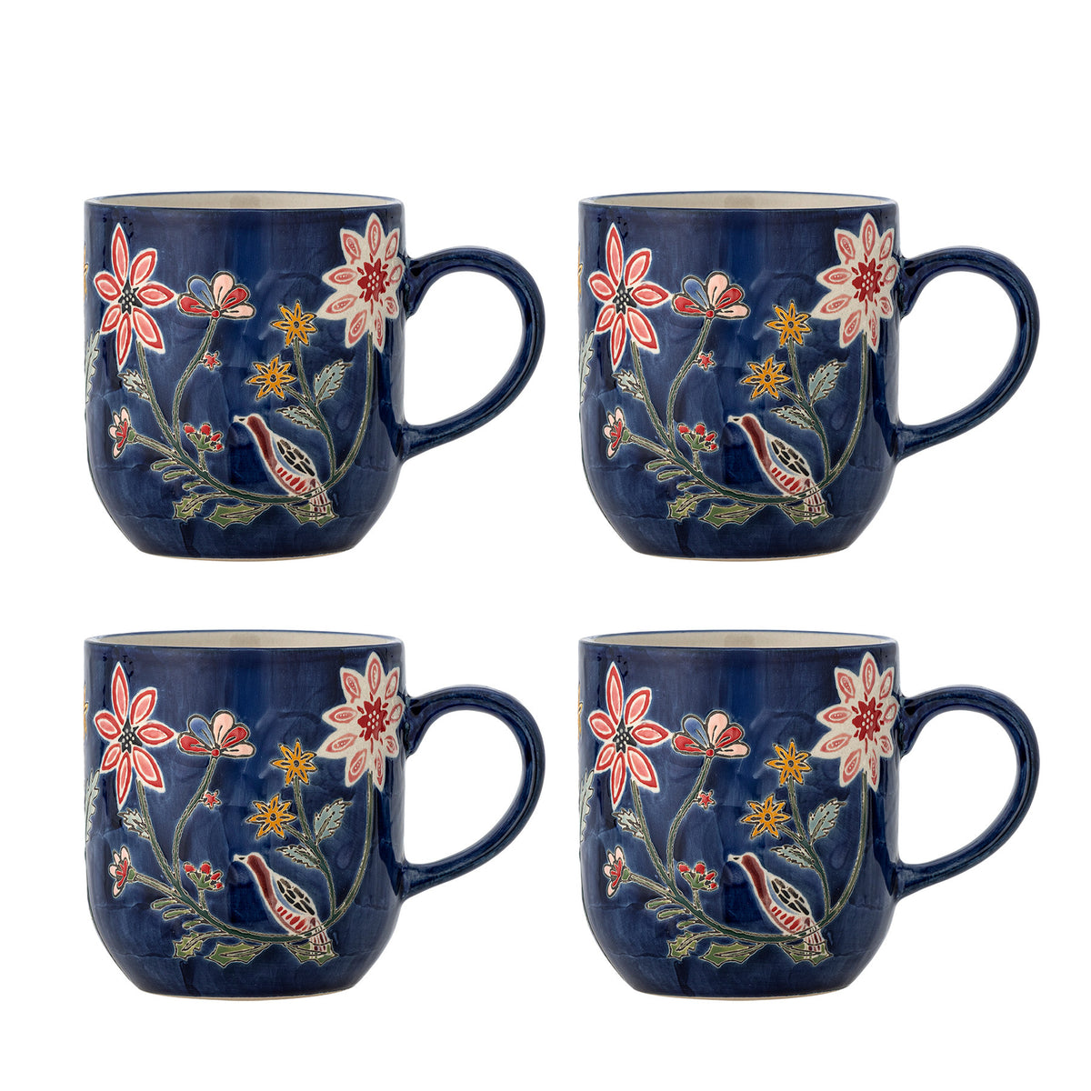 Meredith Becher, Bunt, Steingut in Multi präsentiert im Onlineshop von KAQTU Design AG. Tasse ist von Creative Collection