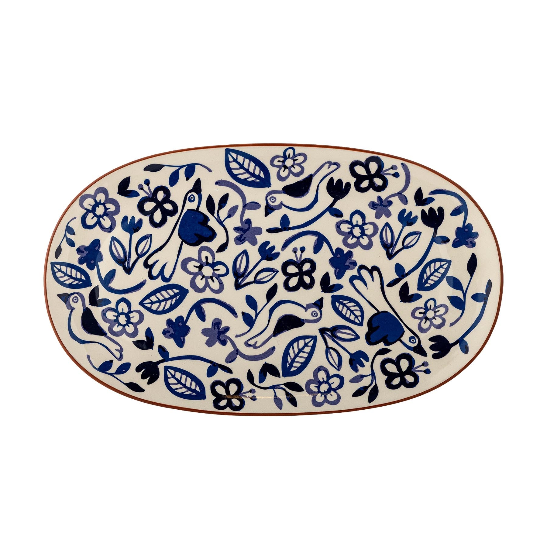 Figuria Servierplatte, Bunt, Steingut in Multi präsentiert im Onlineshop von KAQTU Design AG. Käsezubehör ist von Bloomingville