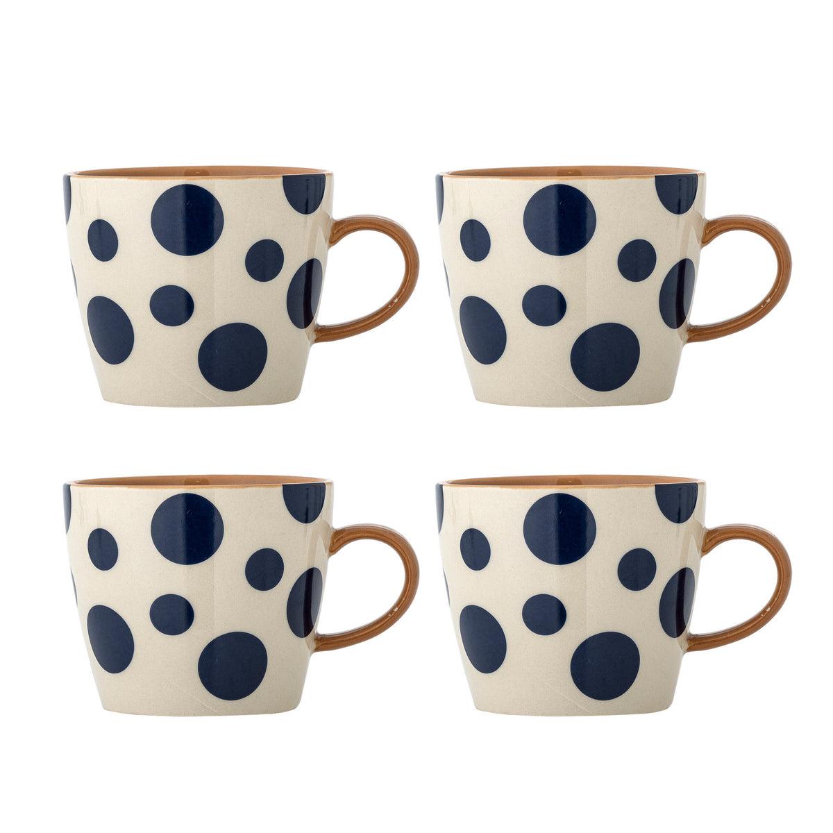 Miri Becher, Bunt, Steingut in Multi präsentiert im Onlineshop von KAQTU Design AG. Tasse ist von Bloomingville