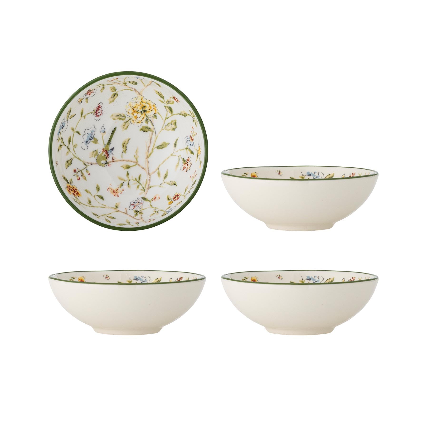 Bloomie Schale, Bunt, Steingut in Multi präsentiert im Onlineshop von KAQTU Design AG. Schale ist von Creative Collection