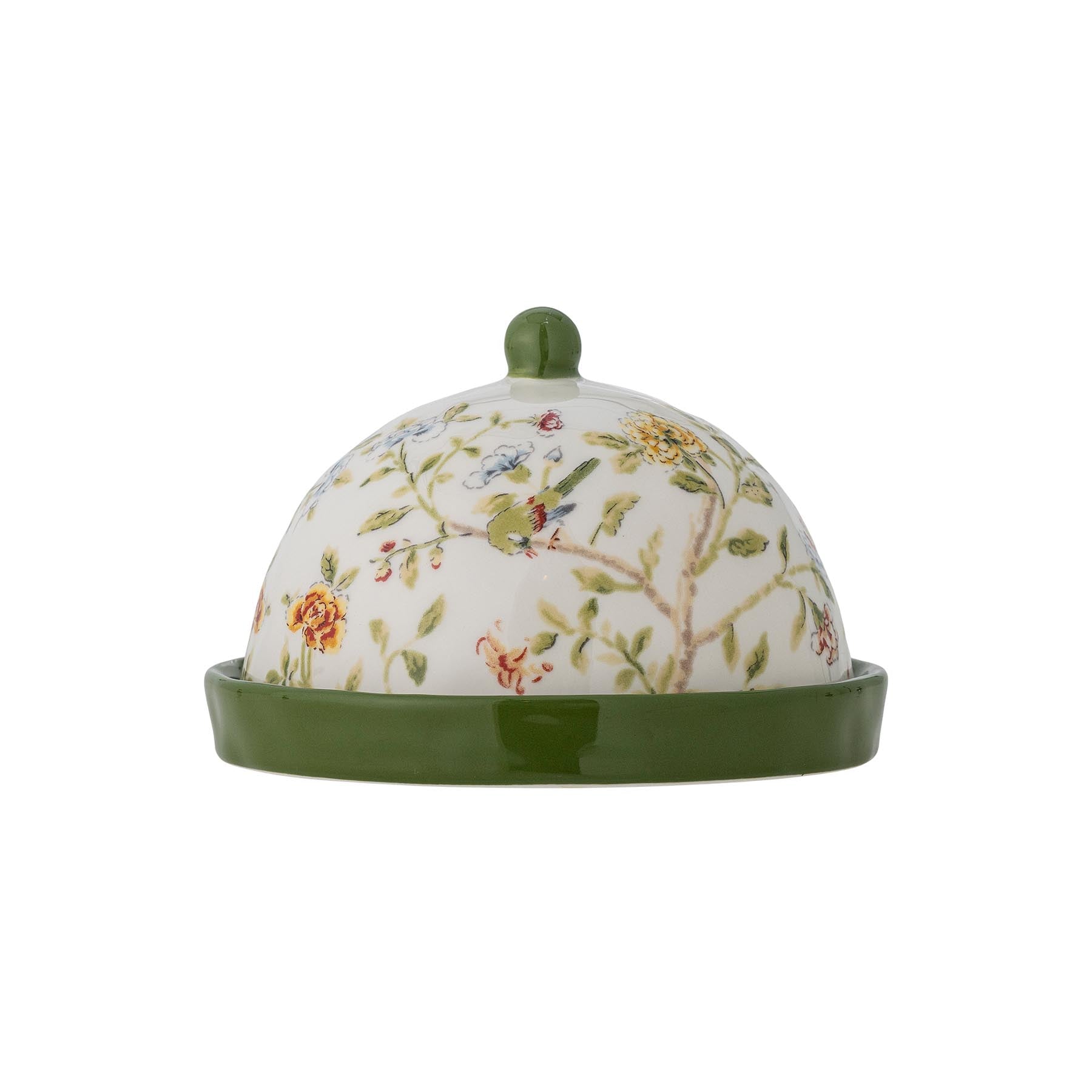 Bloomie Butterdose, Bunt, Steingut in Multi präsentiert im Onlineshop von KAQTU Design AG. Käsezubehör ist von Creative Collection