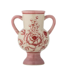 Alea Vase, Rose, Steingut