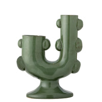 Tanu Vase, Grün, Steingut