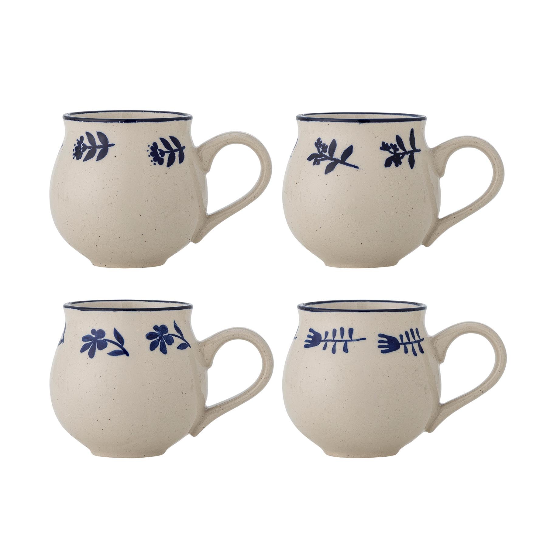 Eimy Tasse, Blau, Steingut in Blue präsentiert im Onlineshop von KAQTU Design AG. Tasse ist von Creative Collection