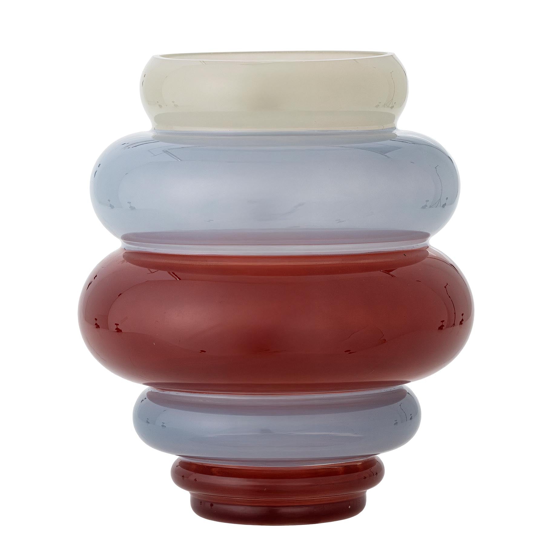 Annhelene Vase, Bunt, Glas in Multi präsentiert im Onlineshop von KAQTU Design AG. Vase ist von Bloomingville