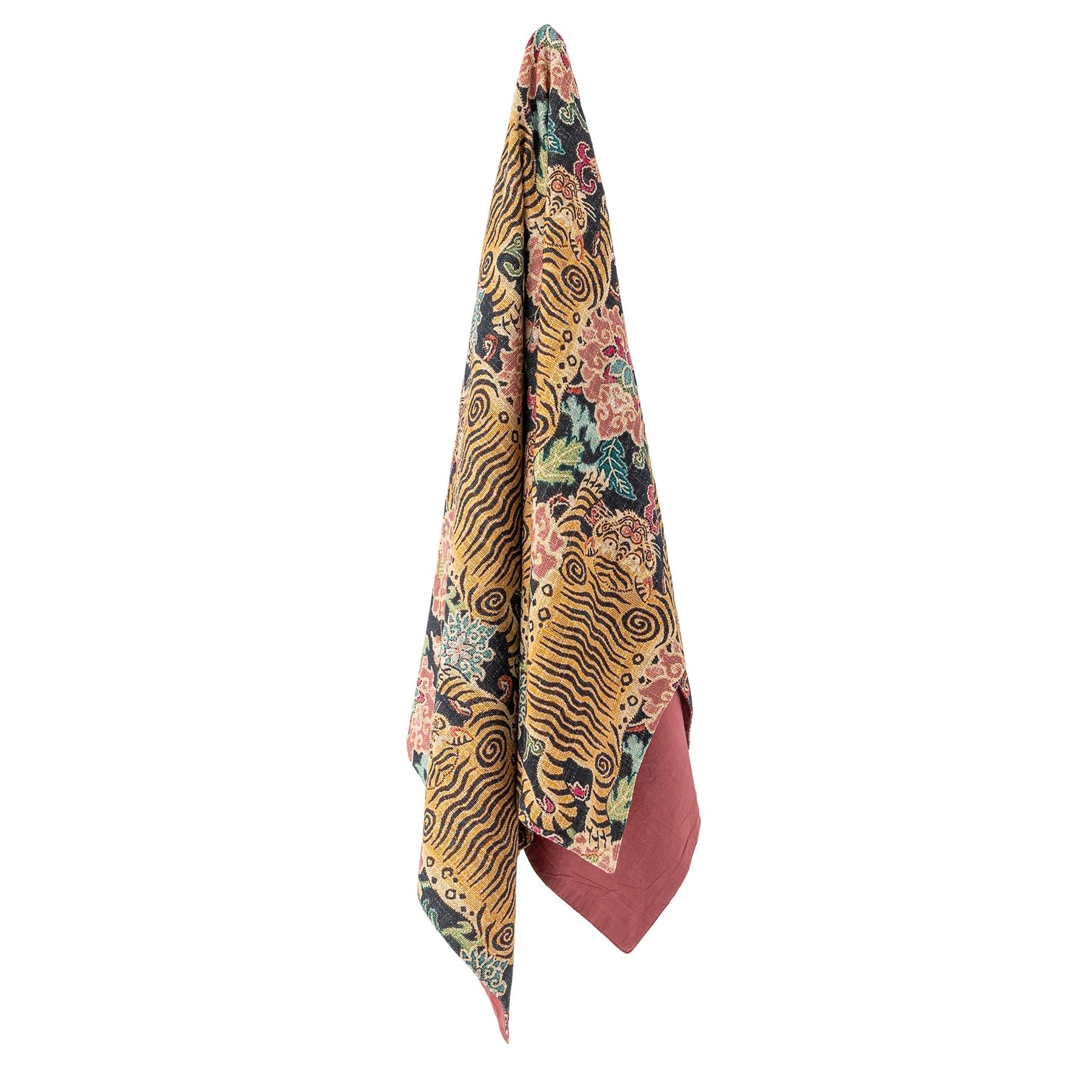Lester Decke, Bunt, Baumwolle in Multi präsentiert im Onlineshop von KAQTU Design AG. Bettüberwurf ist von Creative Collection
