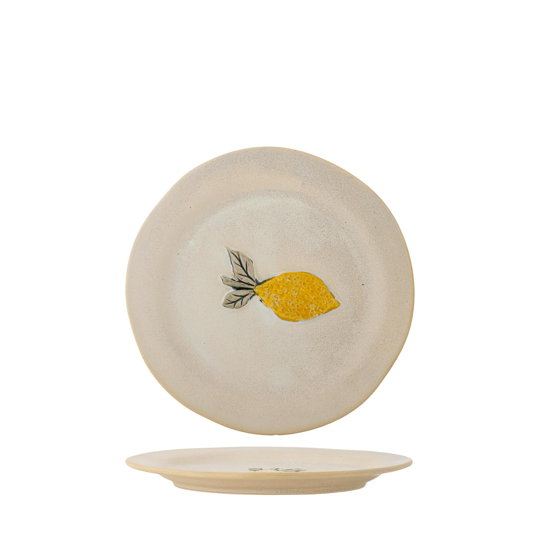 Hadden Teller, Gelb, Steingut in Yellow präsentiert im Onlineshop von KAQTU Design AG. Teller ist von Creative Collection