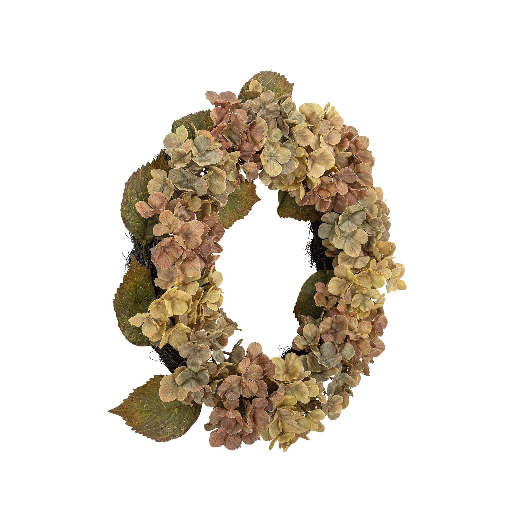 Hydrangea Kranz, Rose, Künstliche Blumen in Rose präsentiert im Onlineshop von KAQTU Design AG. Kunstpflanze ist von Bloomingville