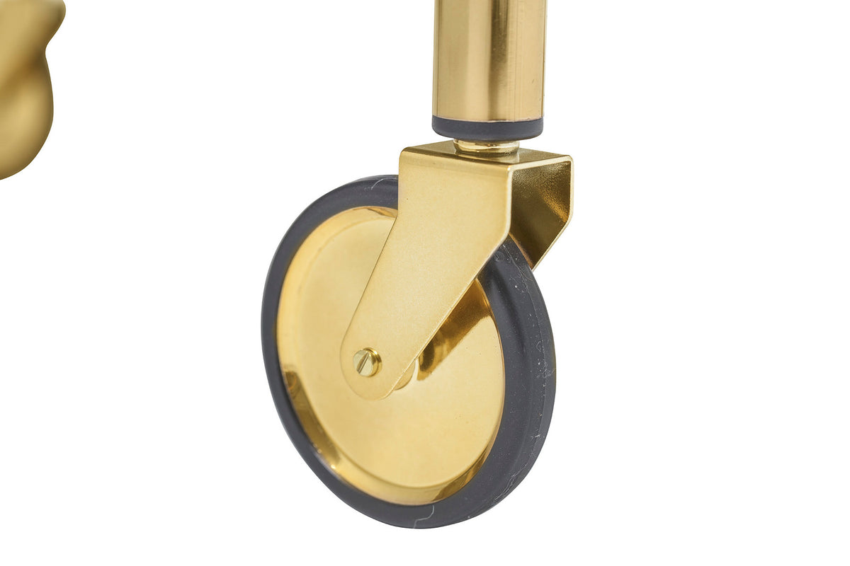 Fine Stehtisch, Gold, Glas in Gold präsentiert im Onlineshop von KAQTU Design AG. Hochtisch ist von Bloomingville
