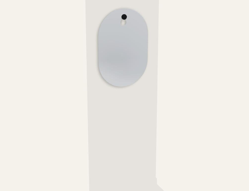 Boltro BLRM60 - Spiegel in  präsentiert im Onlineshop von KAQTU Design AG. Wandspiegel ist von Tamo
