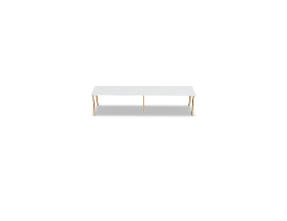 Ogi B BOB260E2 - Schreibtisch in Weiss Pastell präsentiert im Onlineshop von KAQTU Design AG. Schreibtisch ist von Mdd