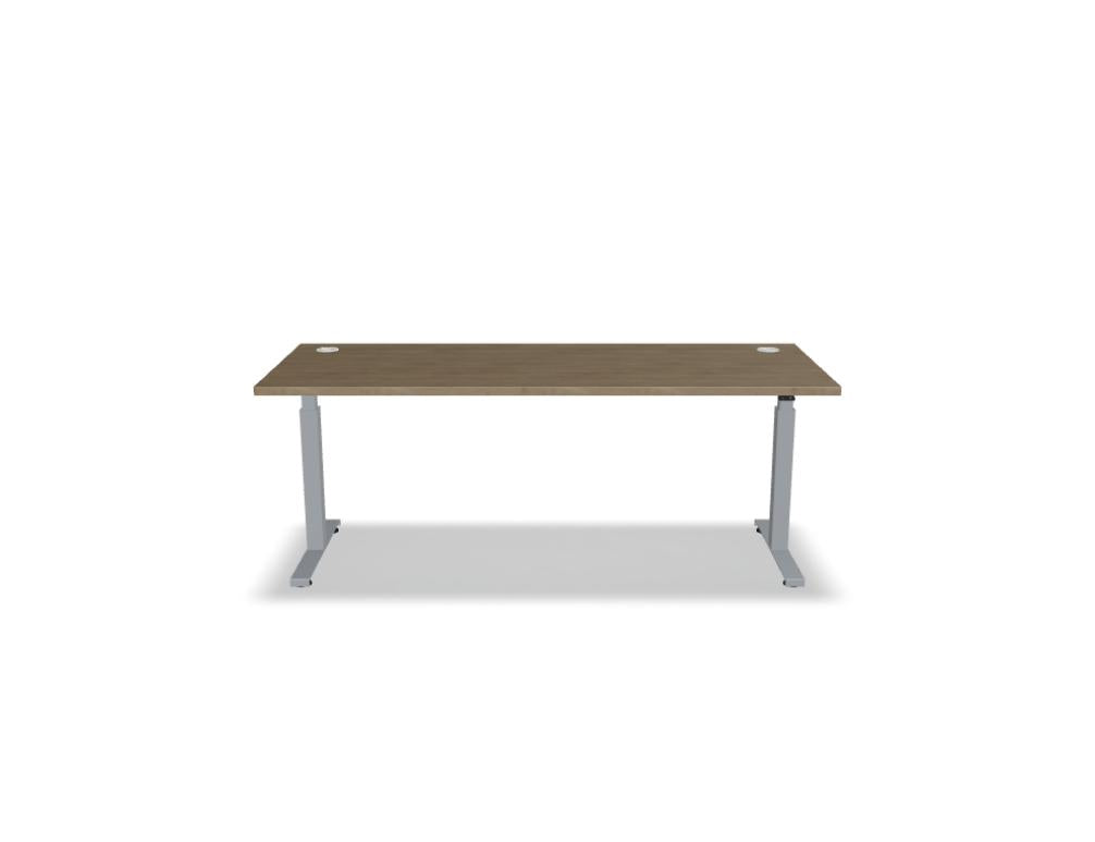 Ogi Drive  BOD587 - Schreibtisch elektrisch höhenverstellbar, zweimotoriges Gestell in Honigeiche präsentiert im Onlineshop von KAQTU Design AG. Schreibtisch ist von Mdd