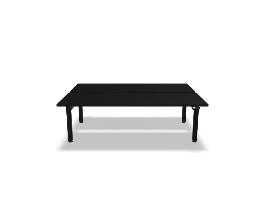 Ogi Drive Bench BOD670 - Doppelschreibtisch mit elektrischer Höhenverstellung, zweimotoriges Gestell in Honigeiche präsentiert im Onlineshop von KAQTU Design AG. Schreibtisch ist von Mdd