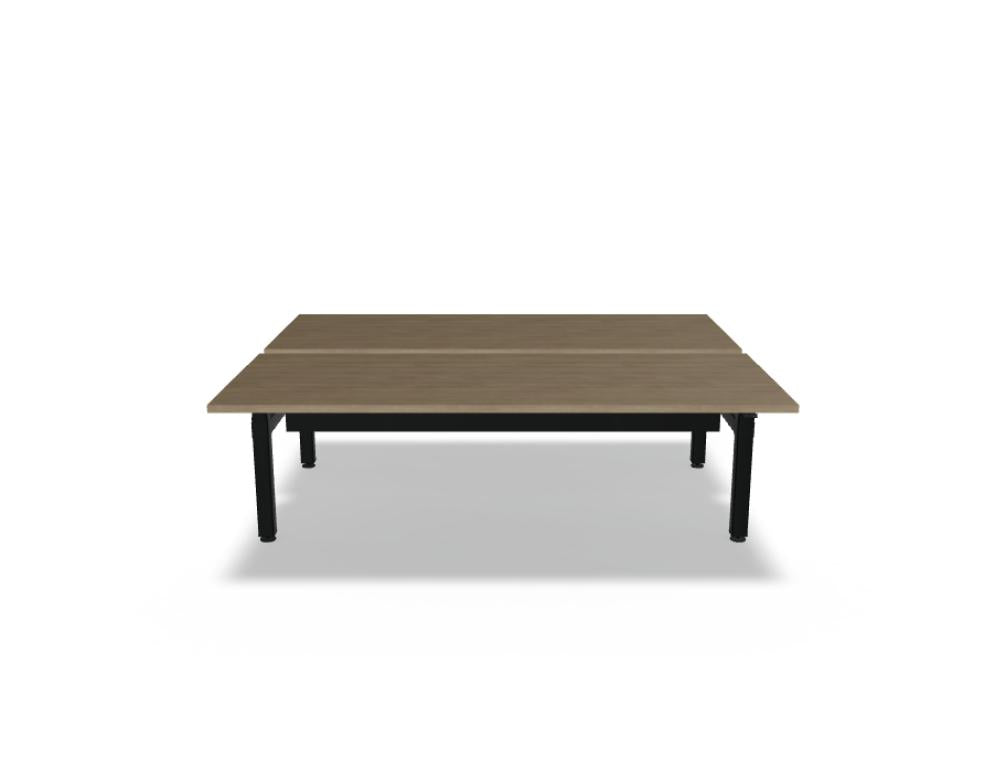 Ogi Drive Bench mit einer gemeinsamen Kabelschiene BOD820 - Doppelschreibtisch elektrisch höhenverstellbar, zweimotoriges Gestell in Honigeiche präsentiert im Onlineshop von KAQTU Design AG. Schreibtisch ist von Mdd