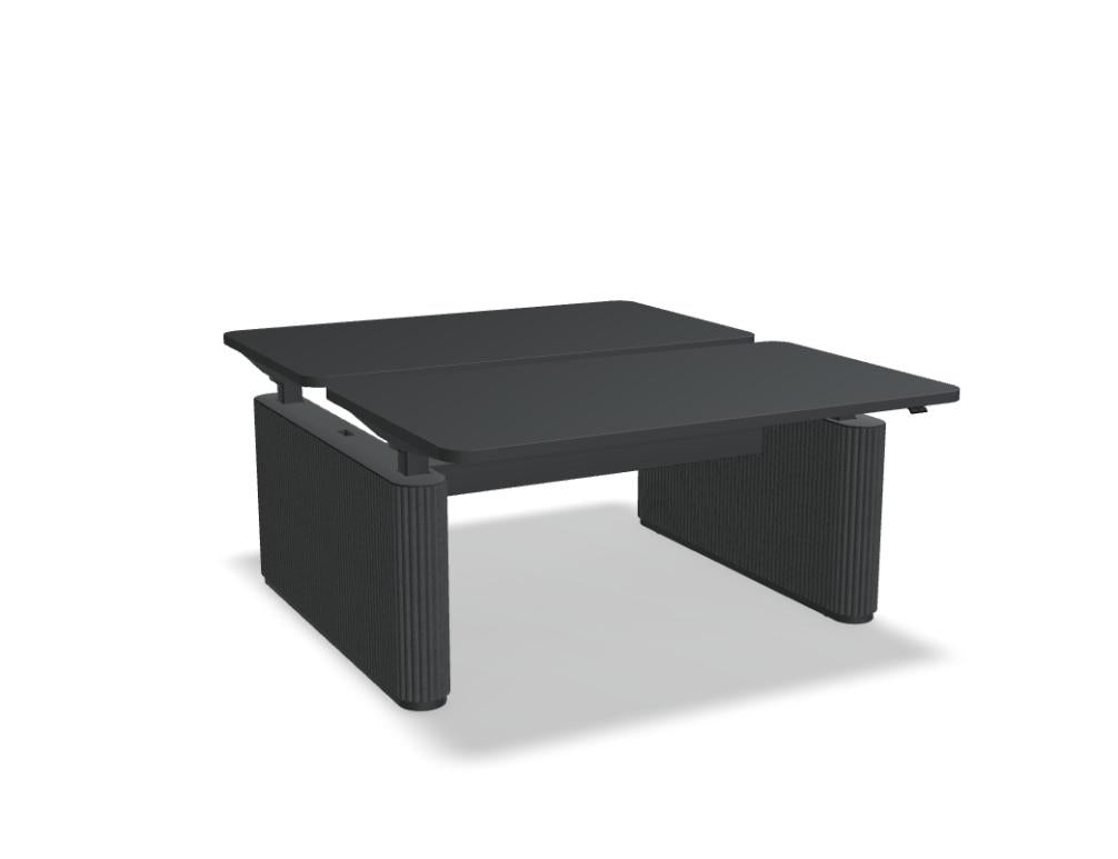 Ogi Drive Bench BODF714 - elektrisch höhenverstellbarer Bench mit Fußelementen aus Filz in Anthrazit präsentiert im Onlineshop von KAQTU Design AG. Schreibtisch ist von Mdd