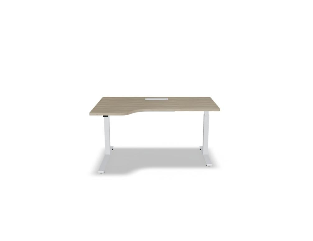 Ogi Drive  BODK547 - Schreibtisch elektrisch höhenverstellbar, zweimotoriges Gestell in Honigeiche präsentiert im Onlineshop von KAQTU Design AG. Schreibtisch ist von Mdd
